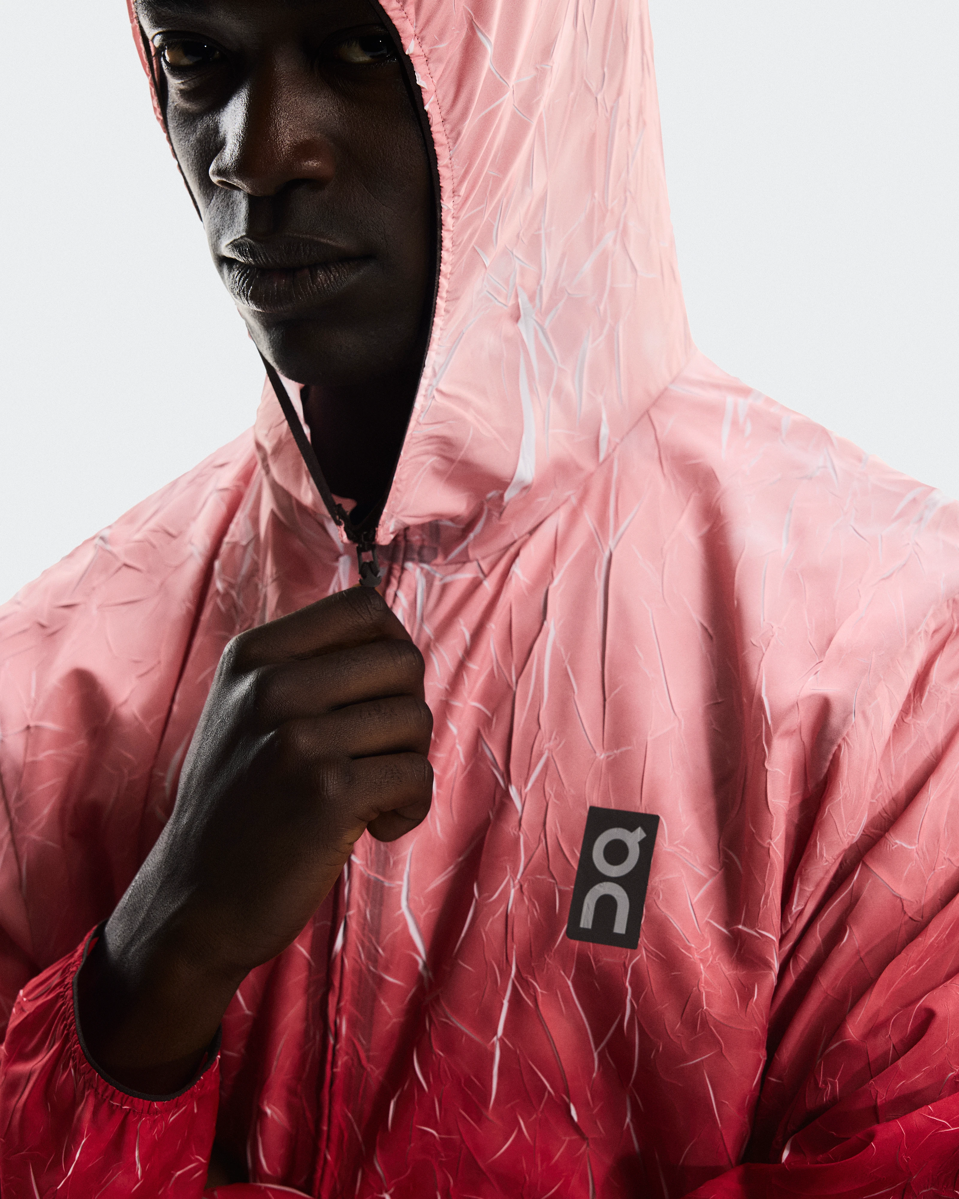On Pace Run Jacket Red Homme Vestes