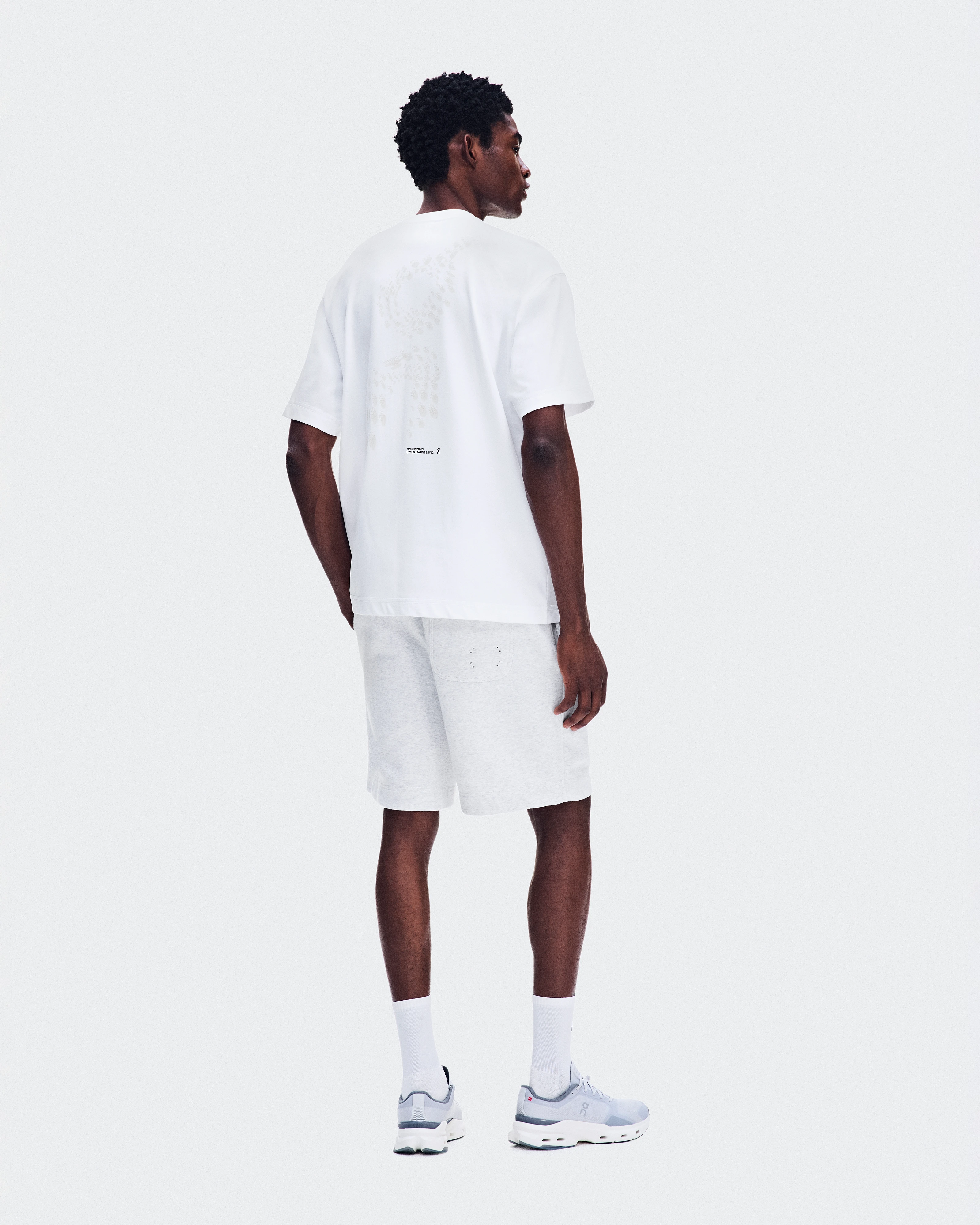 On Club Collective-T Runner White Homme Hauts et t-shirts