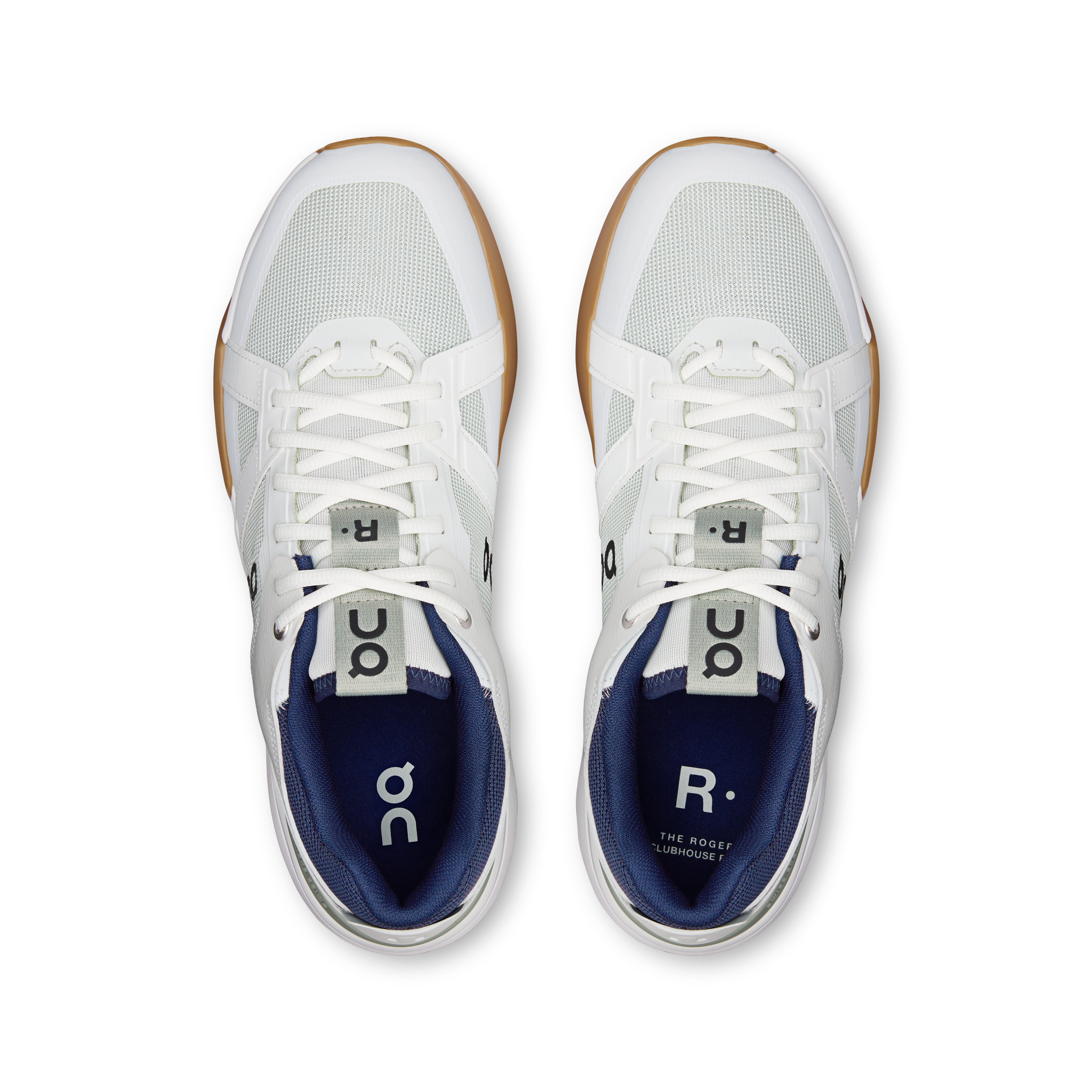 On THE ROGER Clubhouse Pro White & Iceberg Homme Tennis Chaussures