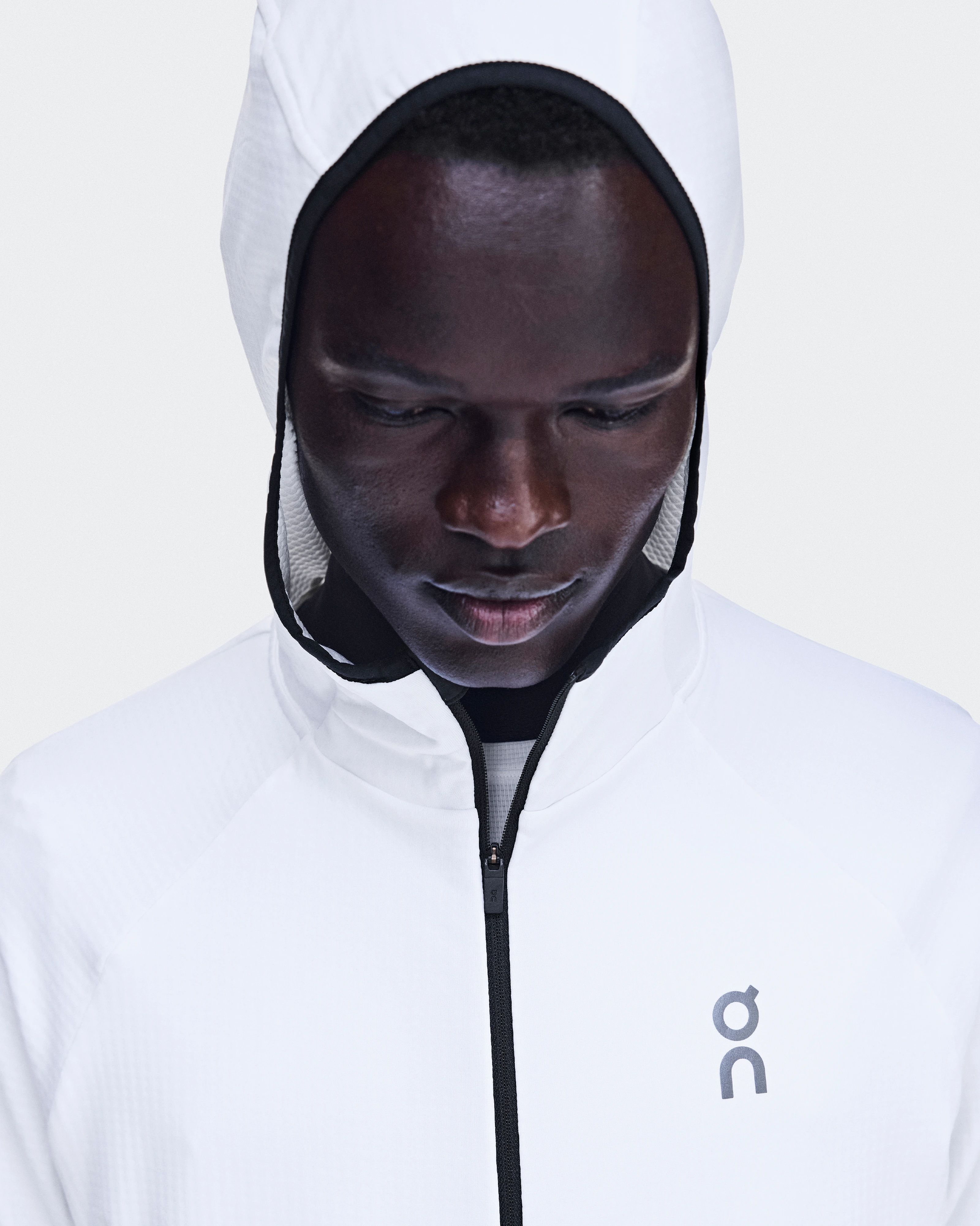 On Climate Zip Hoodie White Homme Sweats à capuche et sweats