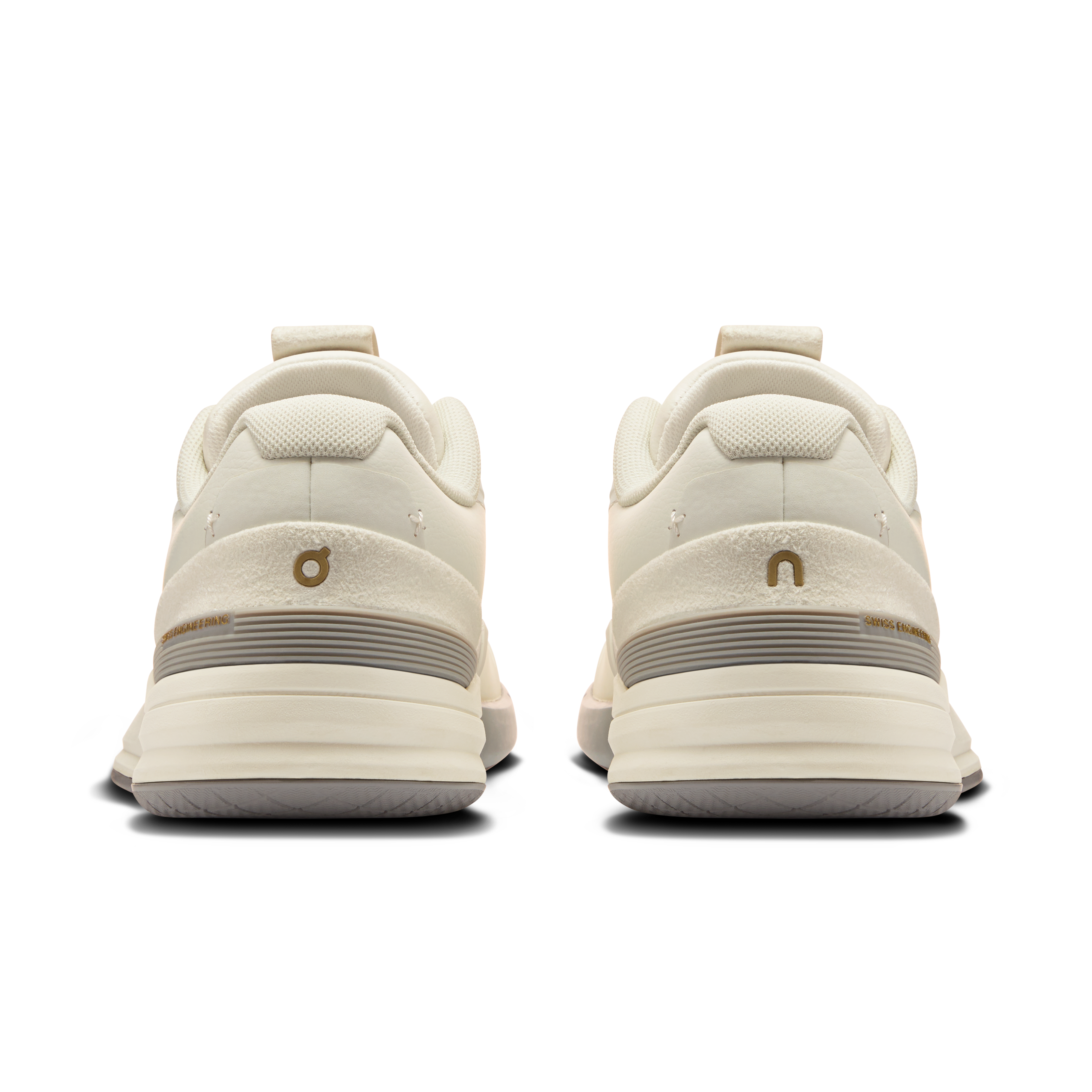On THE ROGER Pro Ace Ivory & Fog Femme Active Life Chaussures