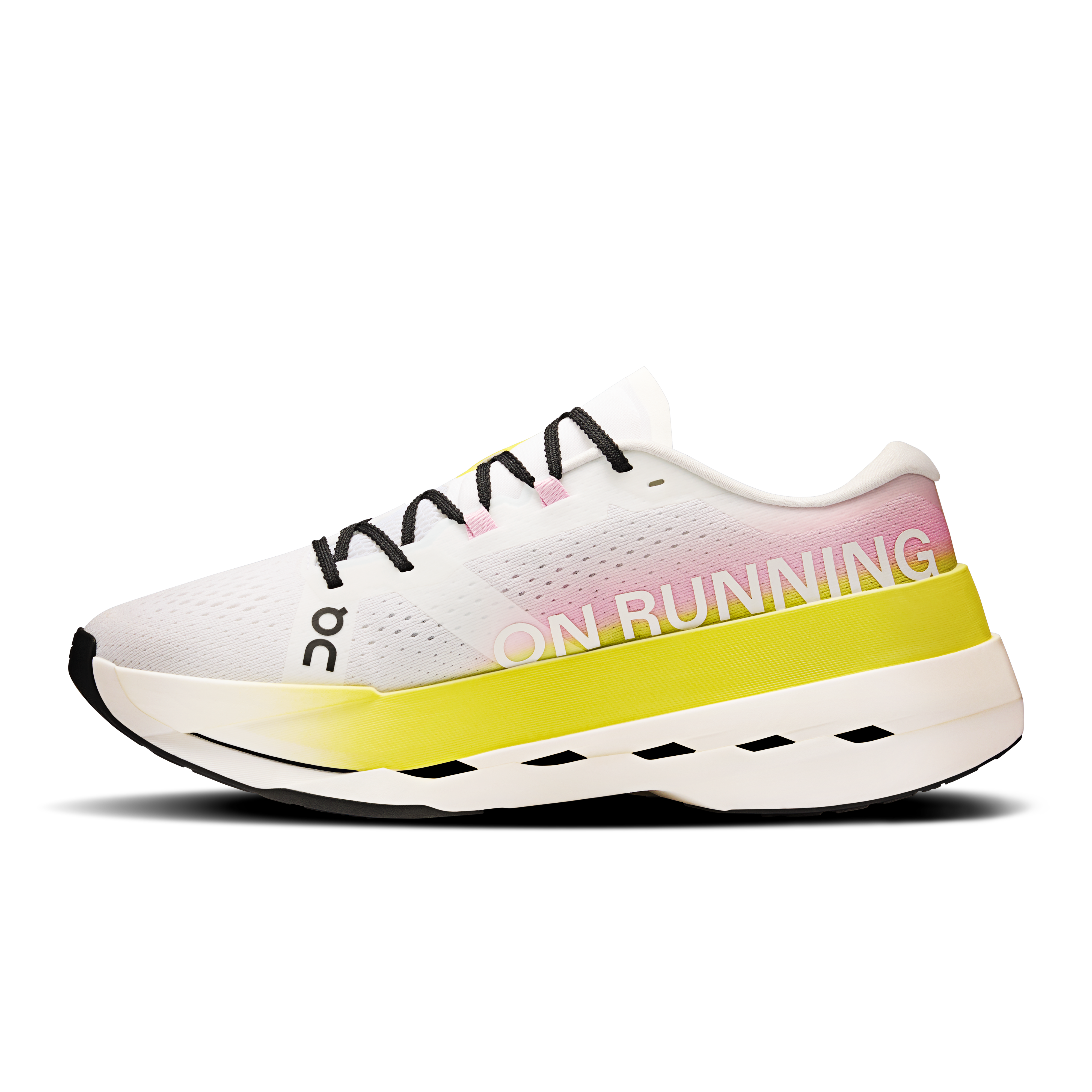 On Cloudboom Max Lime & Raspberry Homme Running sur route Chaussures