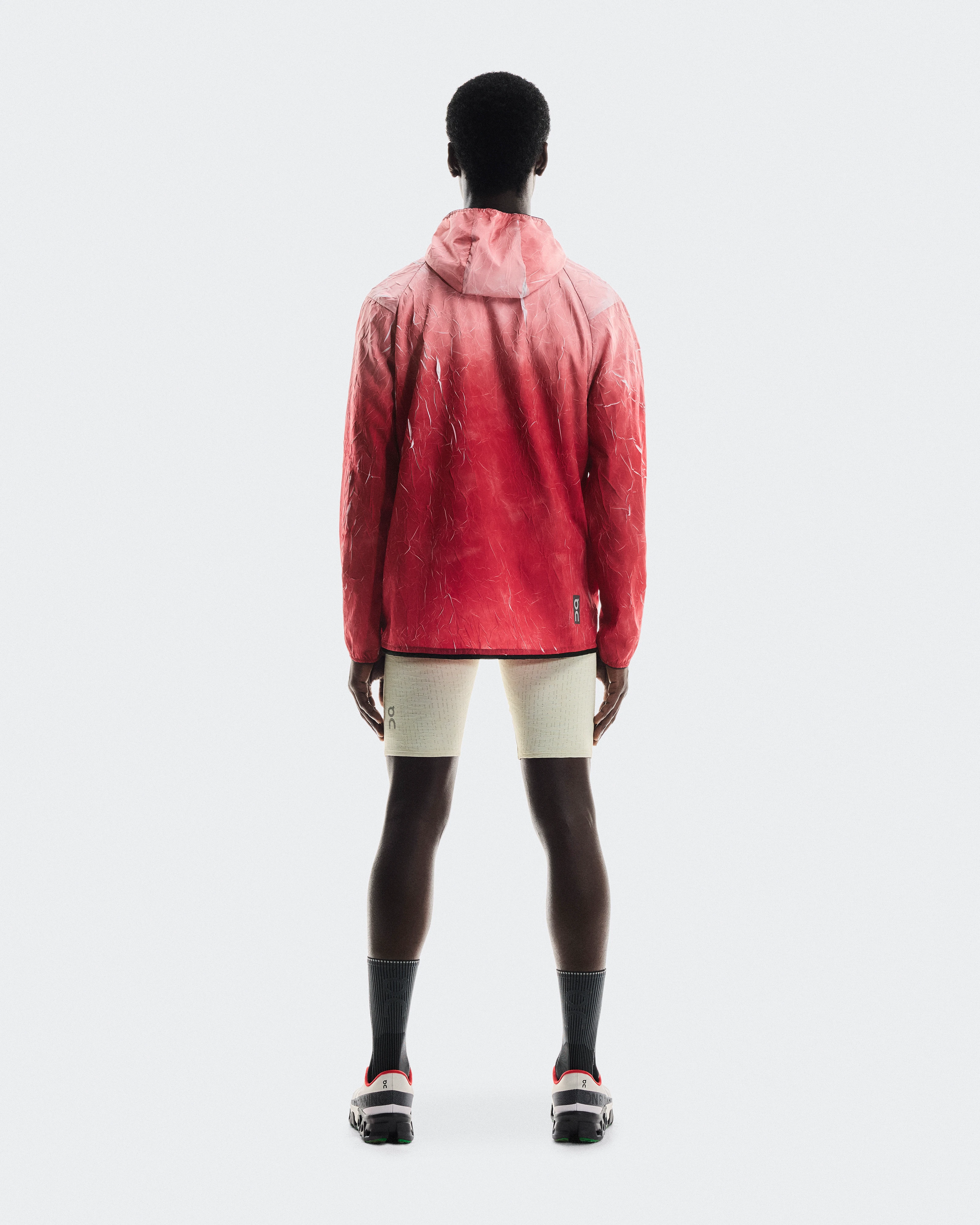 On Pace Run Jacket Red Homme Vestes