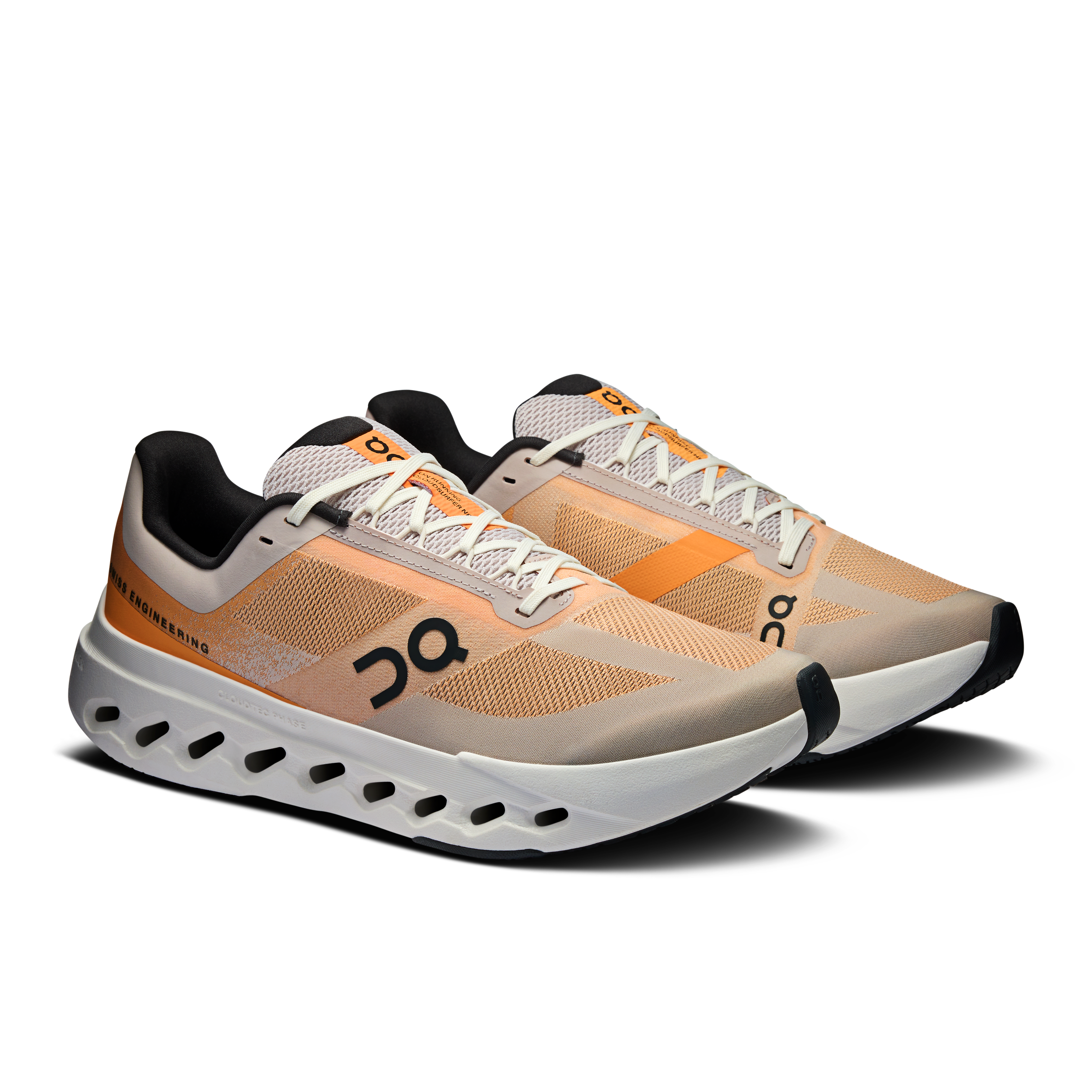 On Cloudsurfer Next Tangerine & Ivory Homme Running sur route Chaussures