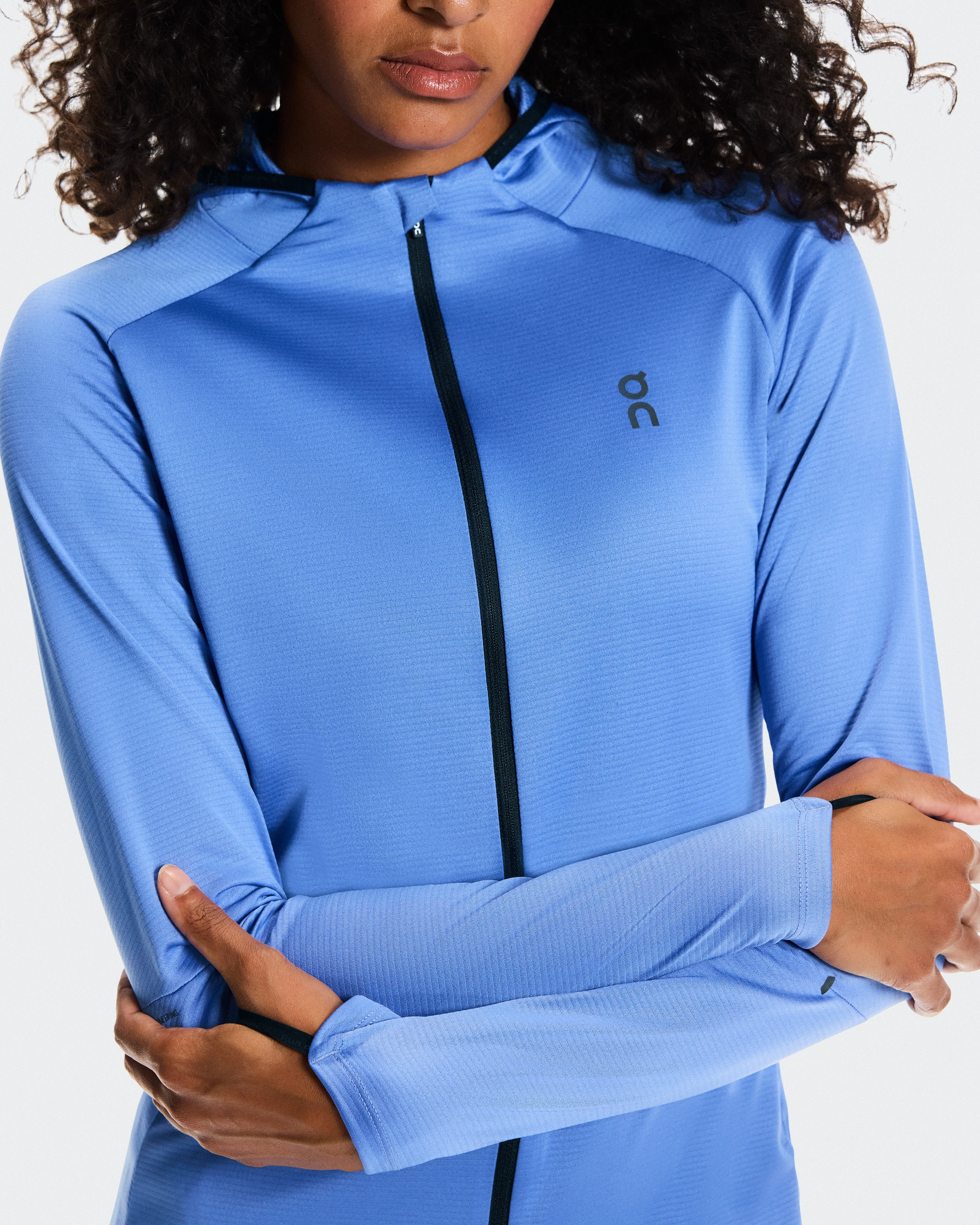 On Climate Zip Hoodie Sailor Femme Sweats à capuche et sweats