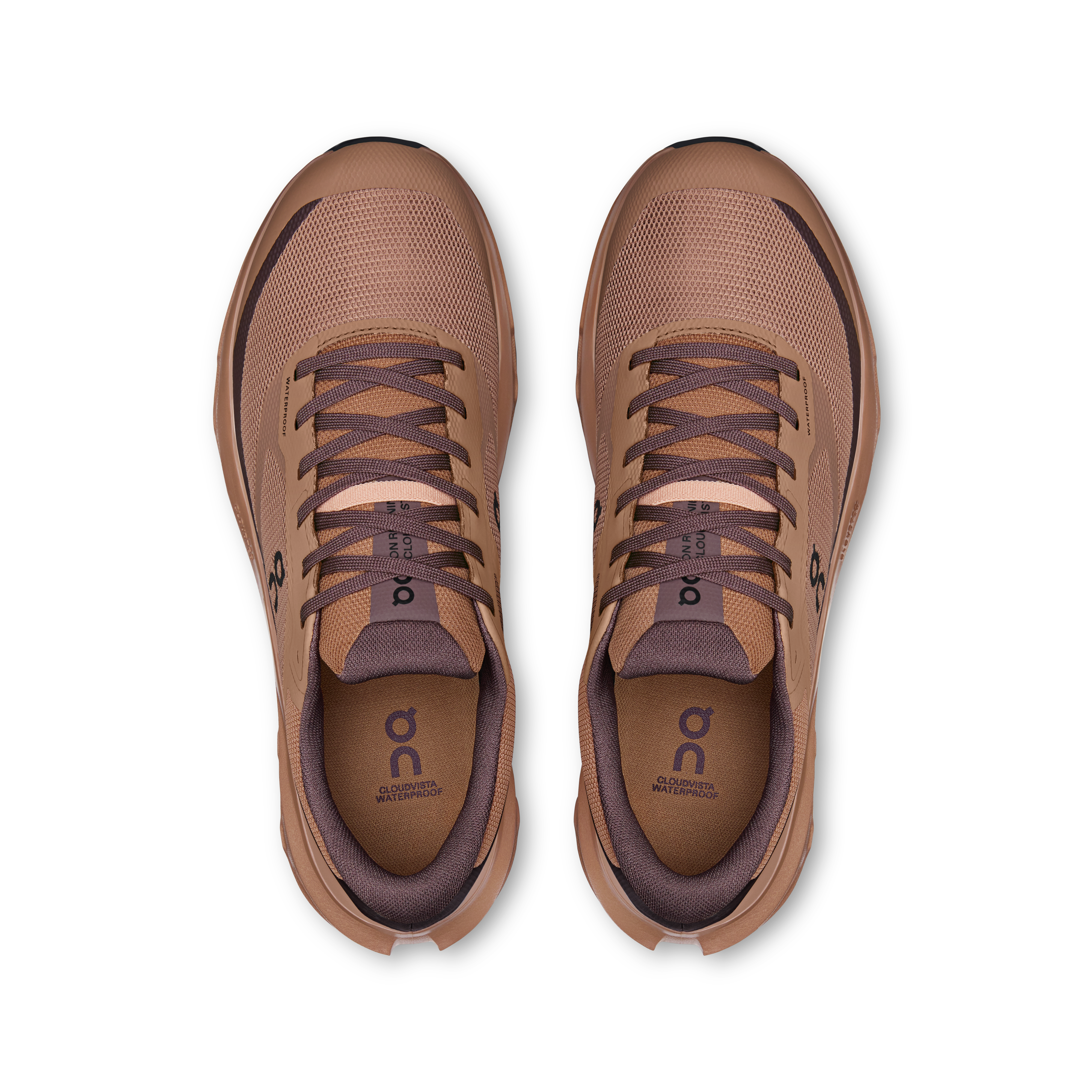 On Cloudvista 3 Waterproof Portobello & Mulberry Homme Running de trail Chaussures