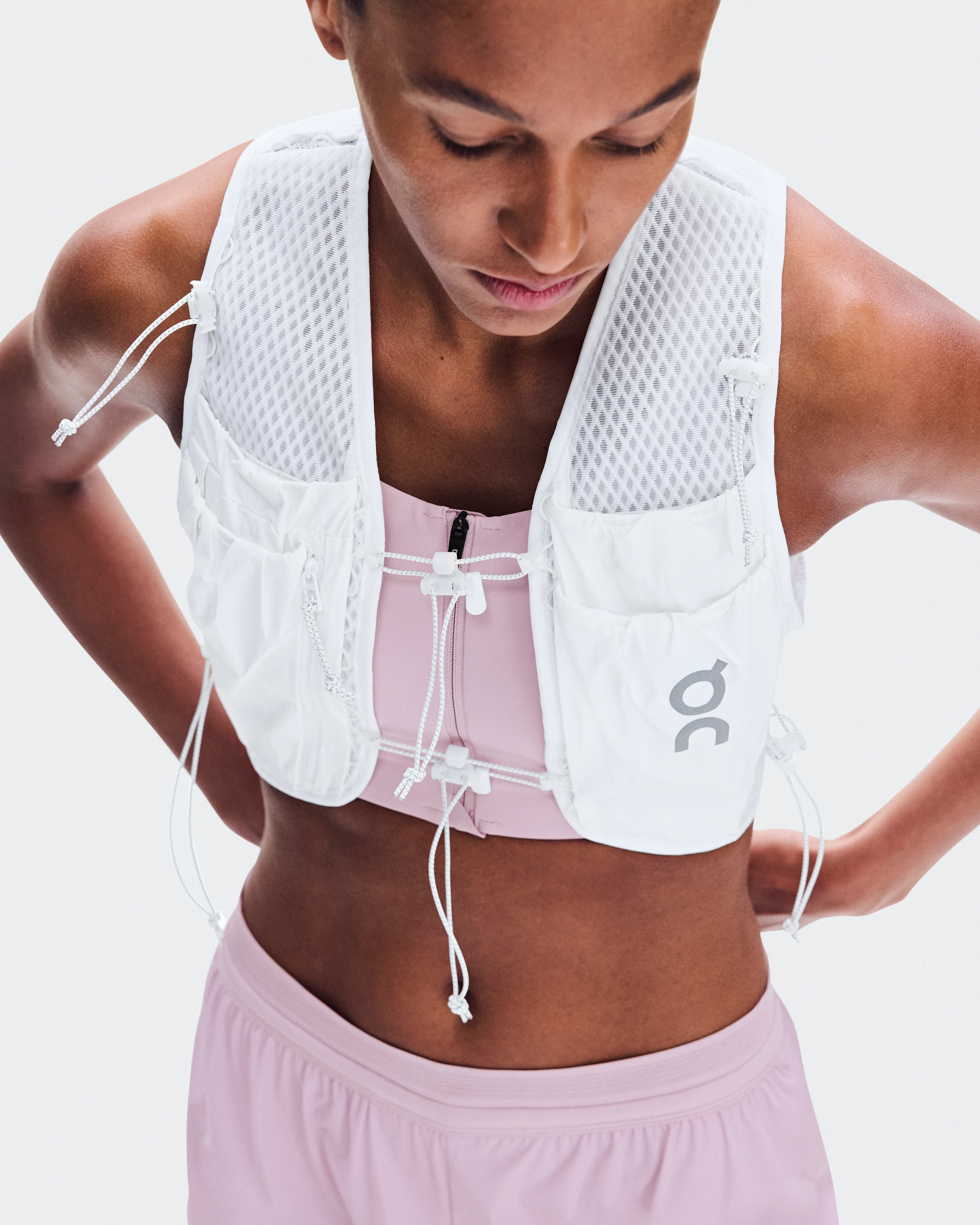 On Endurance Bra Zip Foxglove Femme Brassières