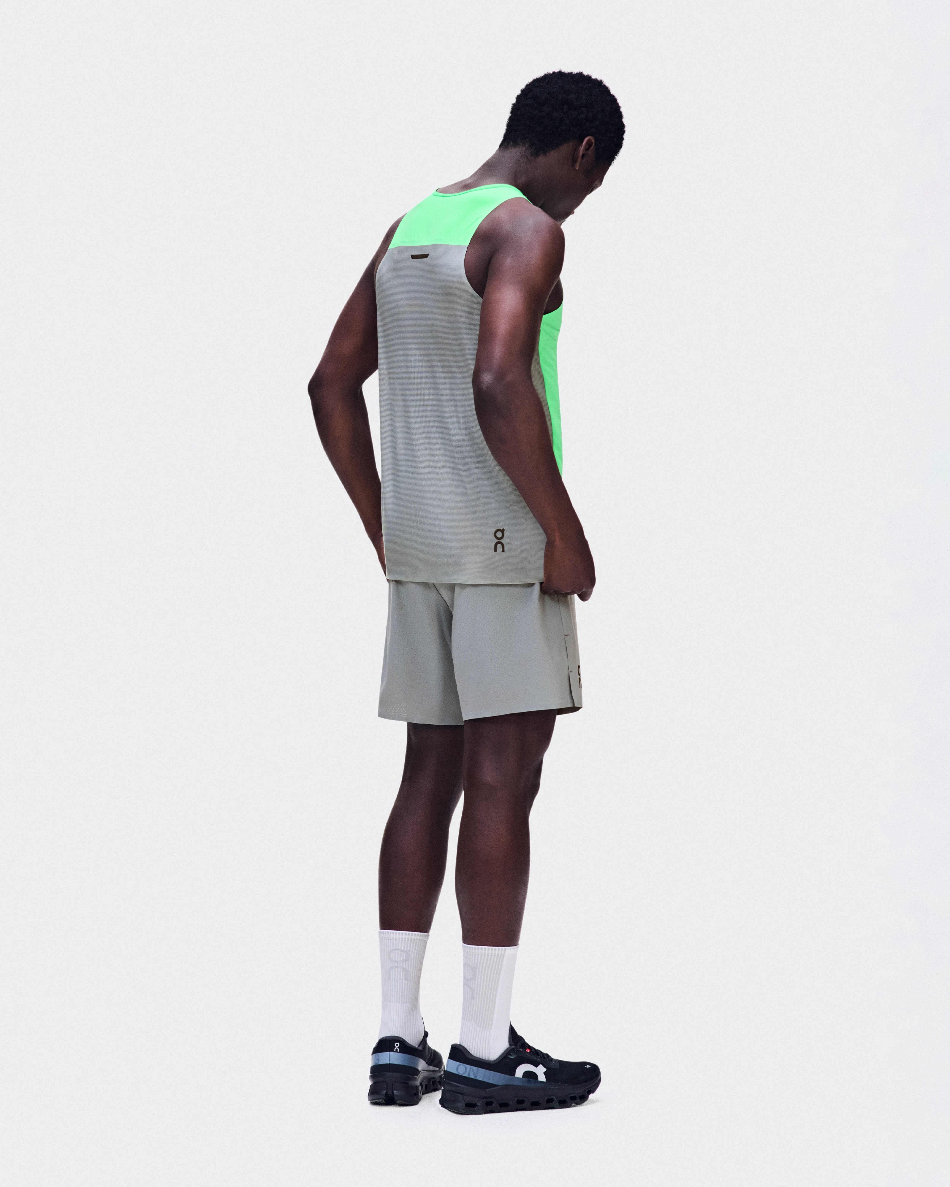 On Performance Tank Verdite & Apollo Homme Hauts et t-shirts