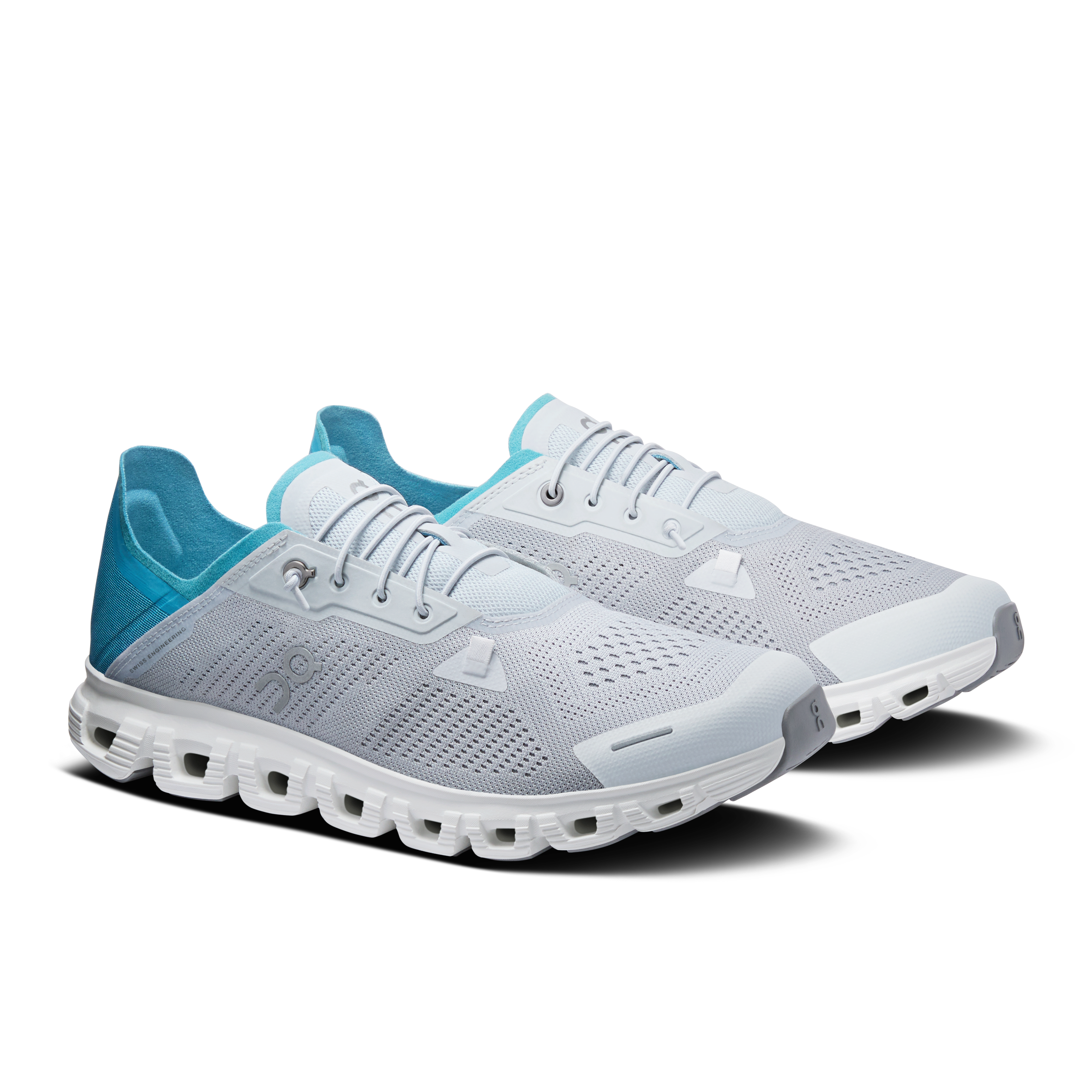 On Cloud 6 Coast Glacier & Biscayne Homme – Voyage, Zero Gravity CloudTec®, respirabilité Chaussures