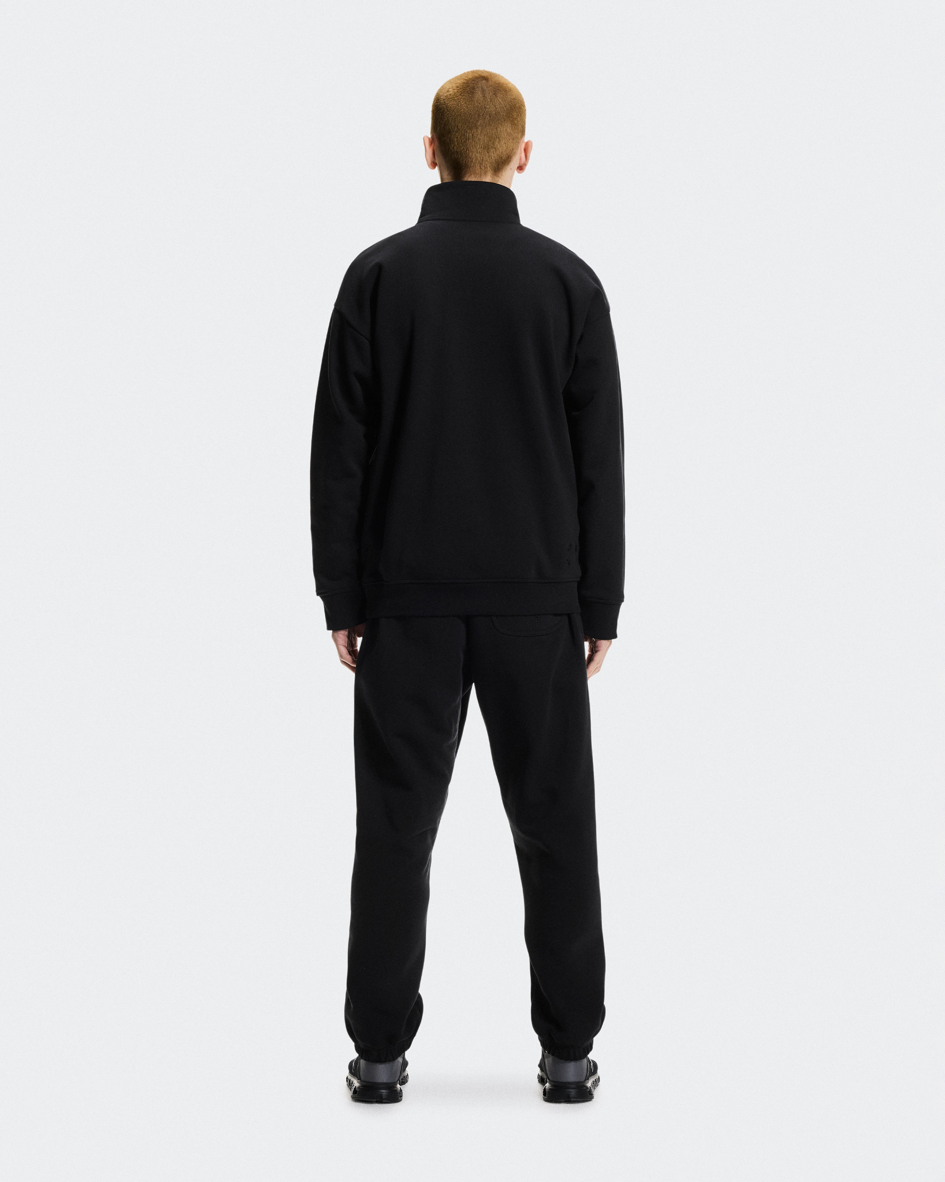 On Club Collective 1/4 Zip Black Homme Sweats à capuche et sweats