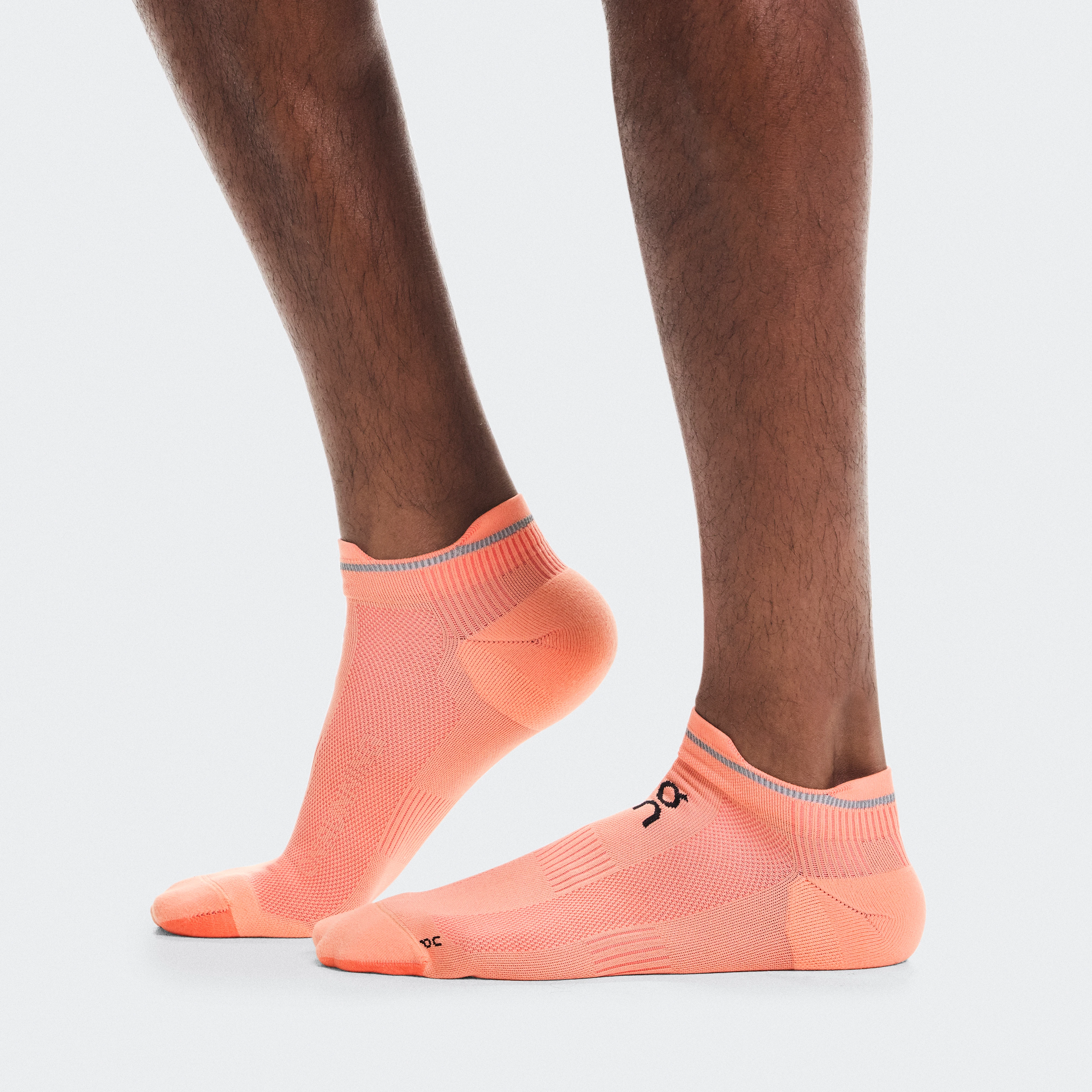 On Elite Run Sock Low Sunstone & Reef Unisexe – Compétition, absorbantes, respirantes Chaussettes