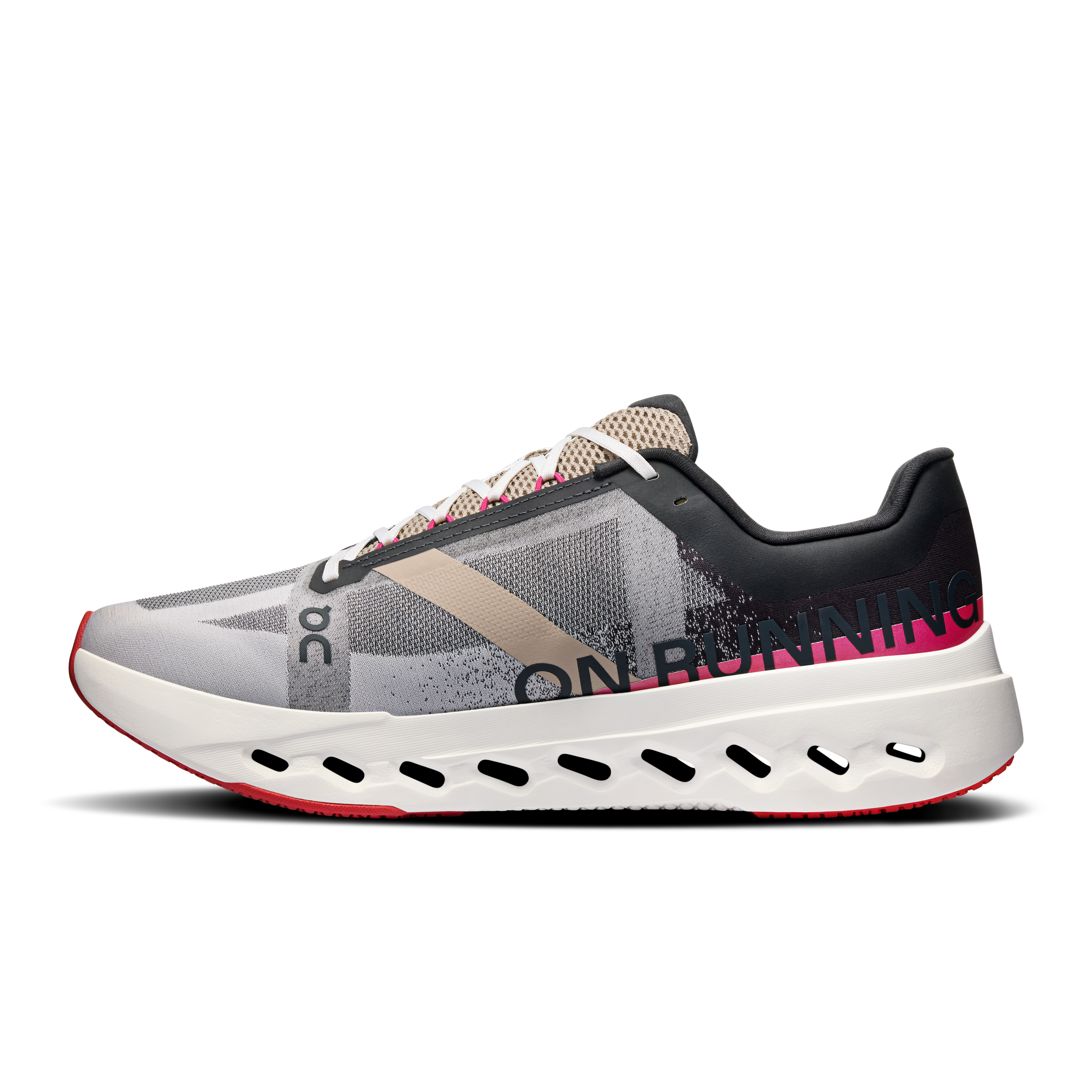 On Cloudsurfer Next Black & White Homme Running sur route Chaussures