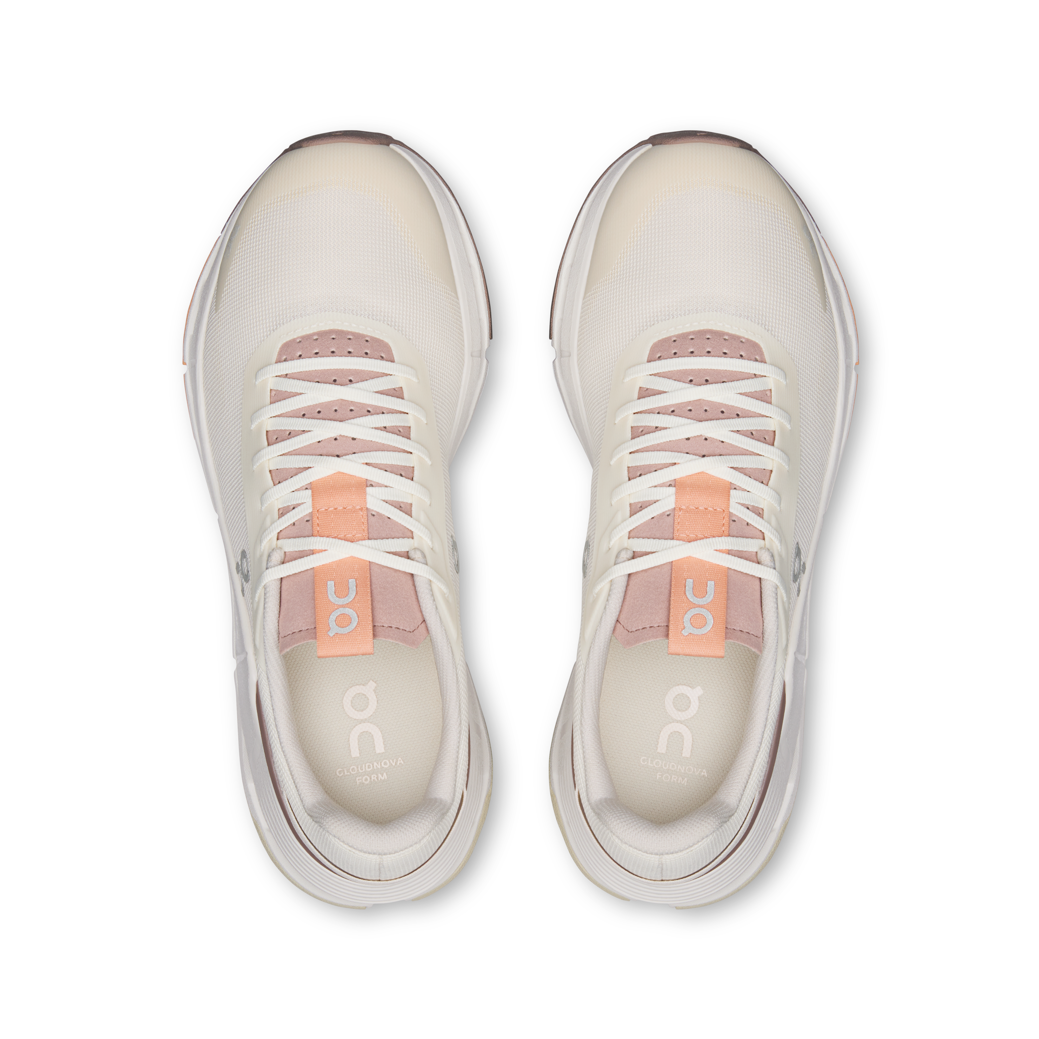 On Cloudnova Form 2 Oyster & Ivory Femme Active Life Chaussures