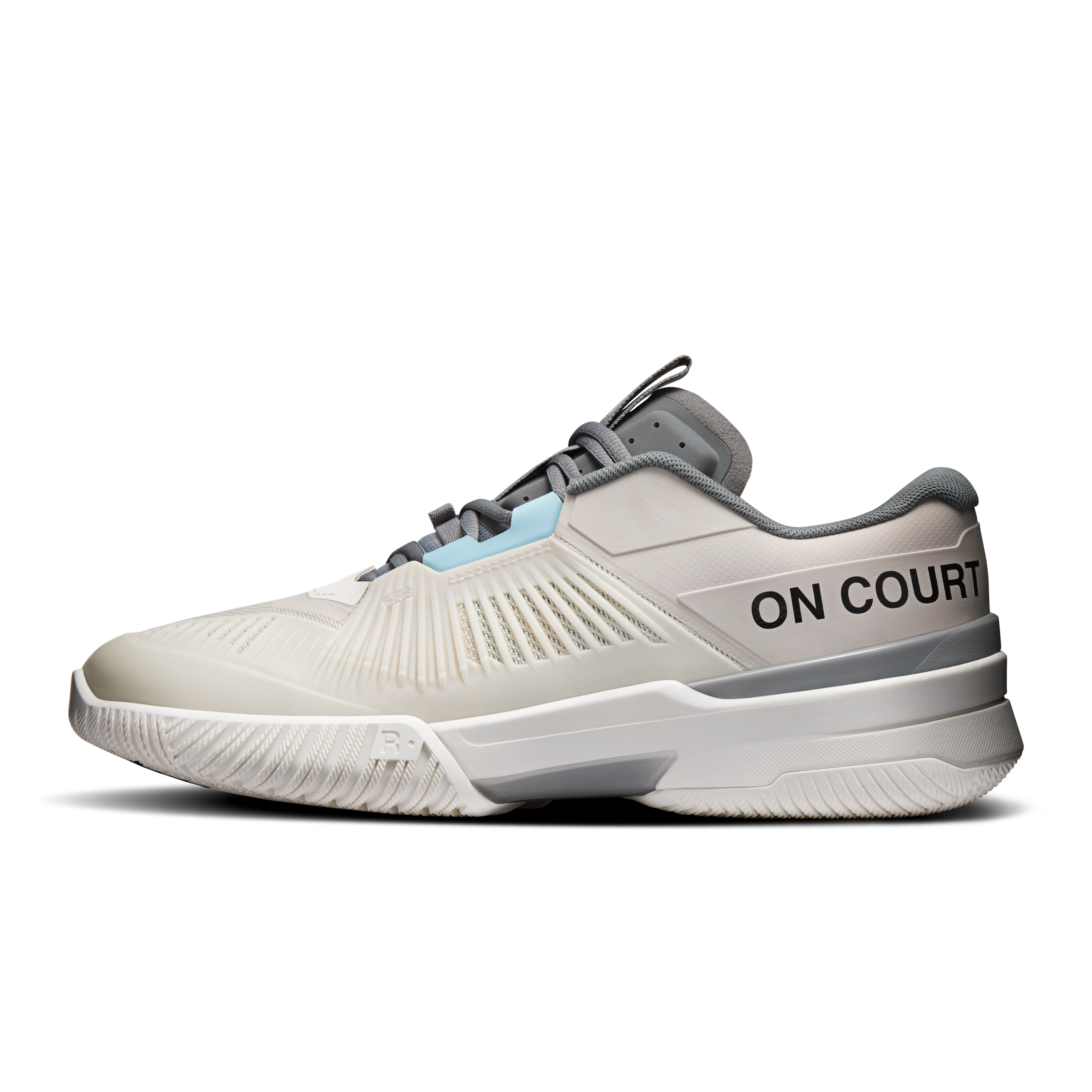 On THE ROGER Pro Fire Pearl & Ivory Homme Tennis Chaussures