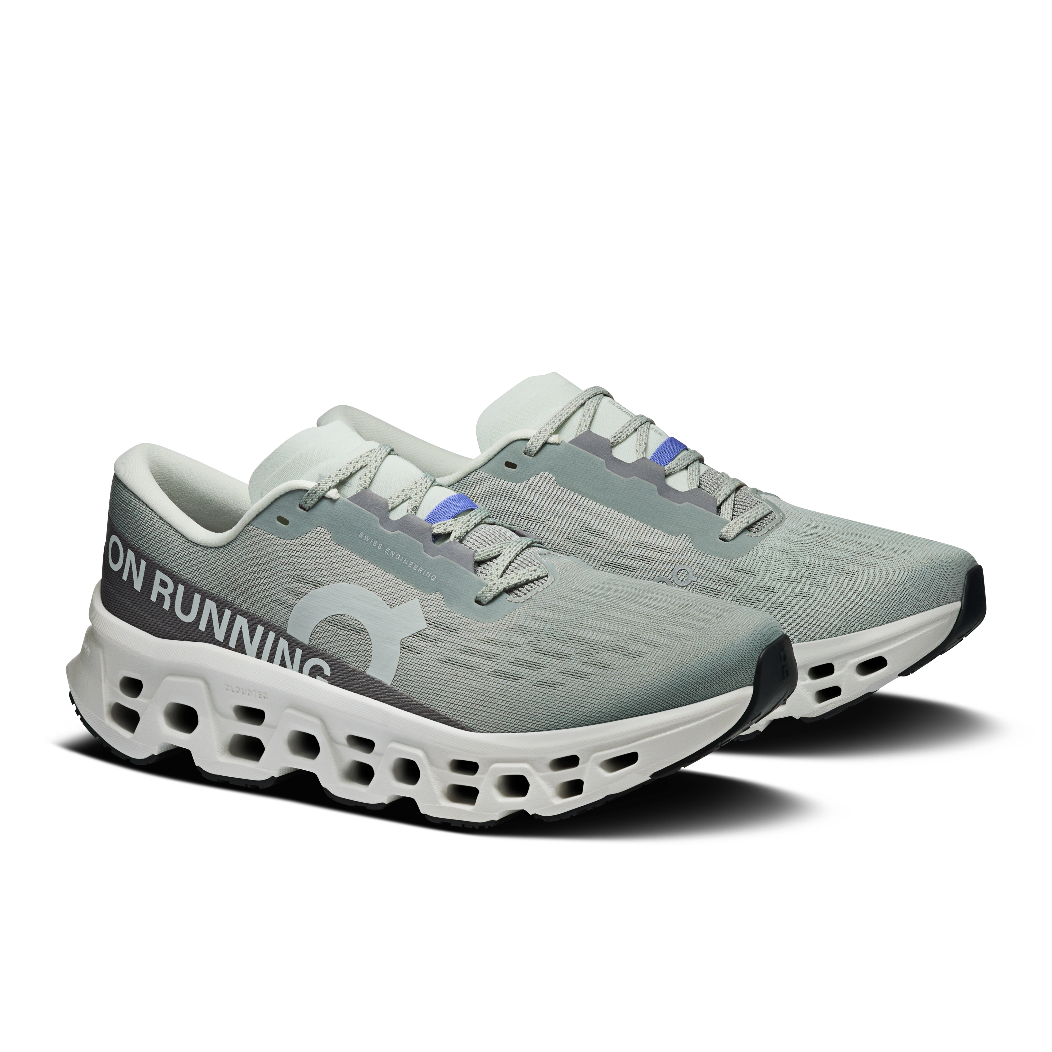 On Cloudmonster 3 Tin & Ivory Homme Running sur route Chaussures