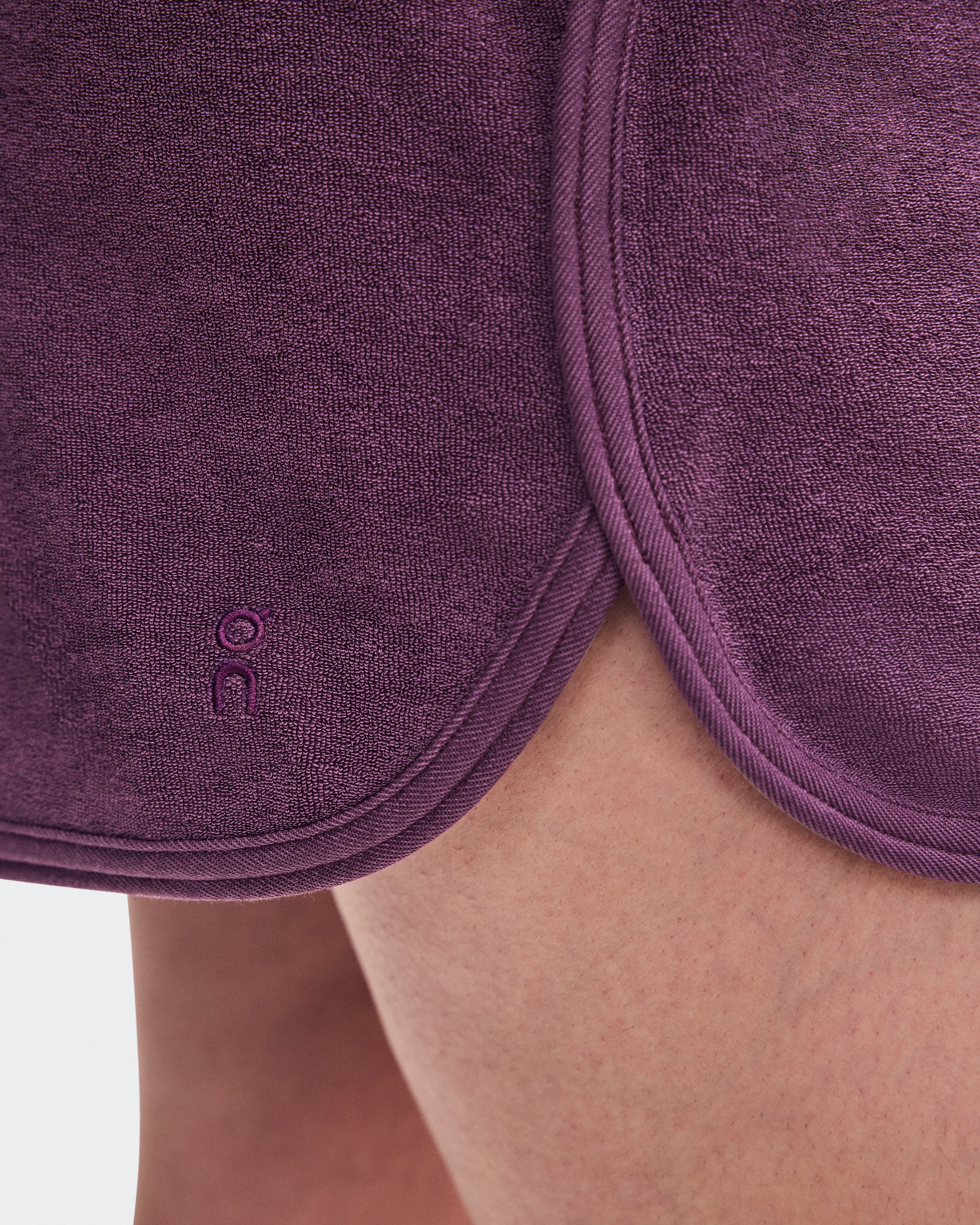 On Courtside Shorts Terry Cassis Femme Active Life