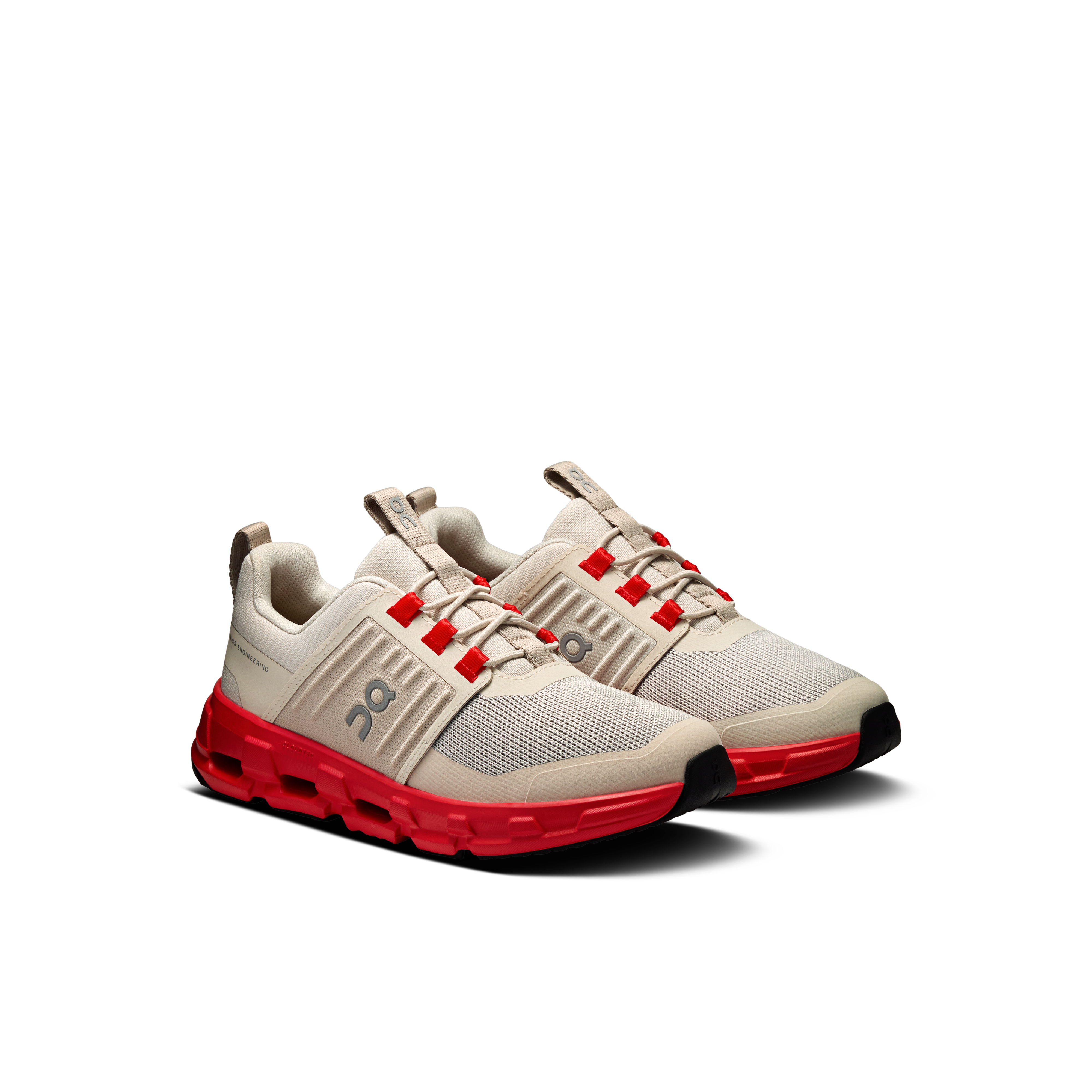 On Cloudswift Kids Desert & Red Enfant Active Life Chaussures