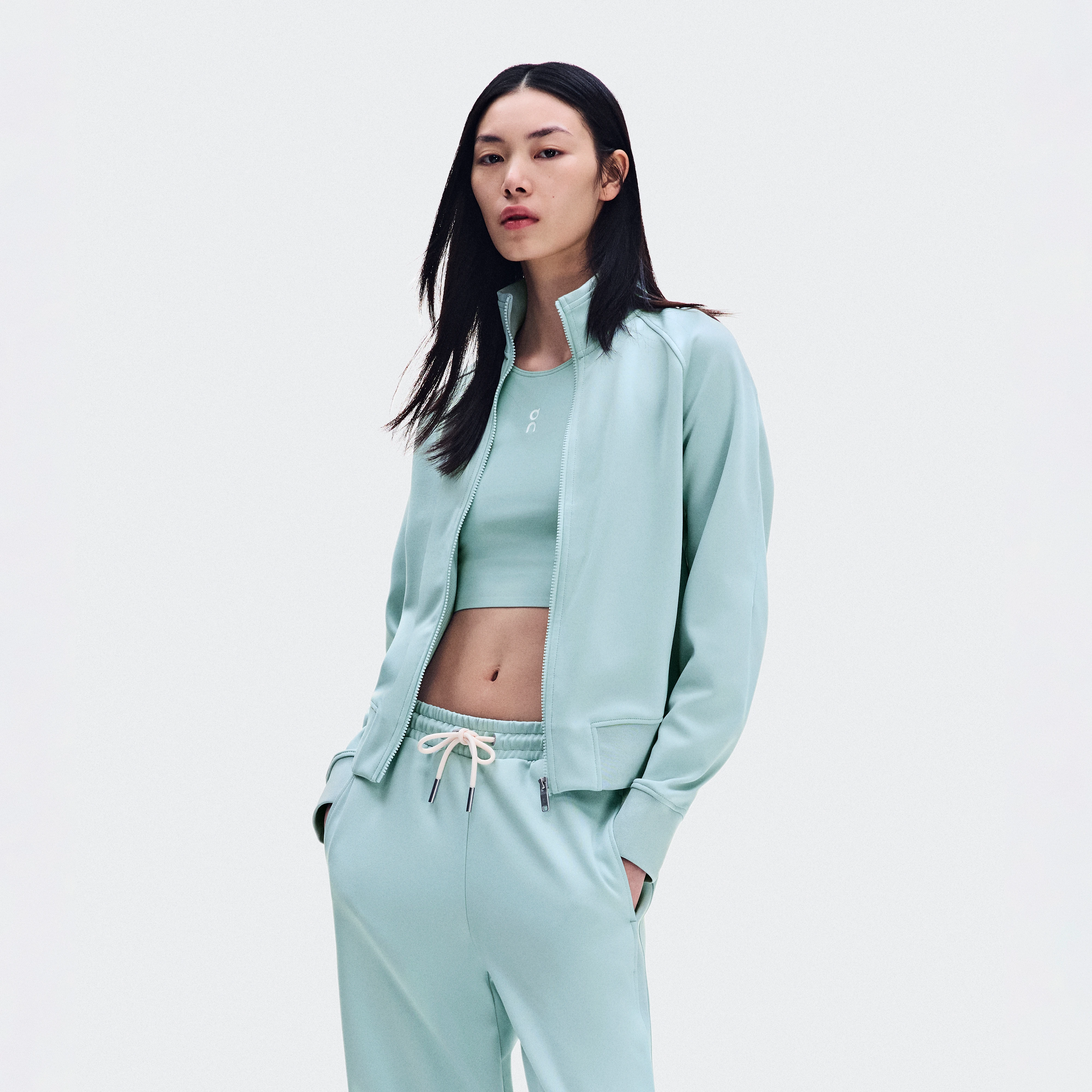 On Courtside Full-Zip Brook Femme – Tennis Lifestyle Vestes