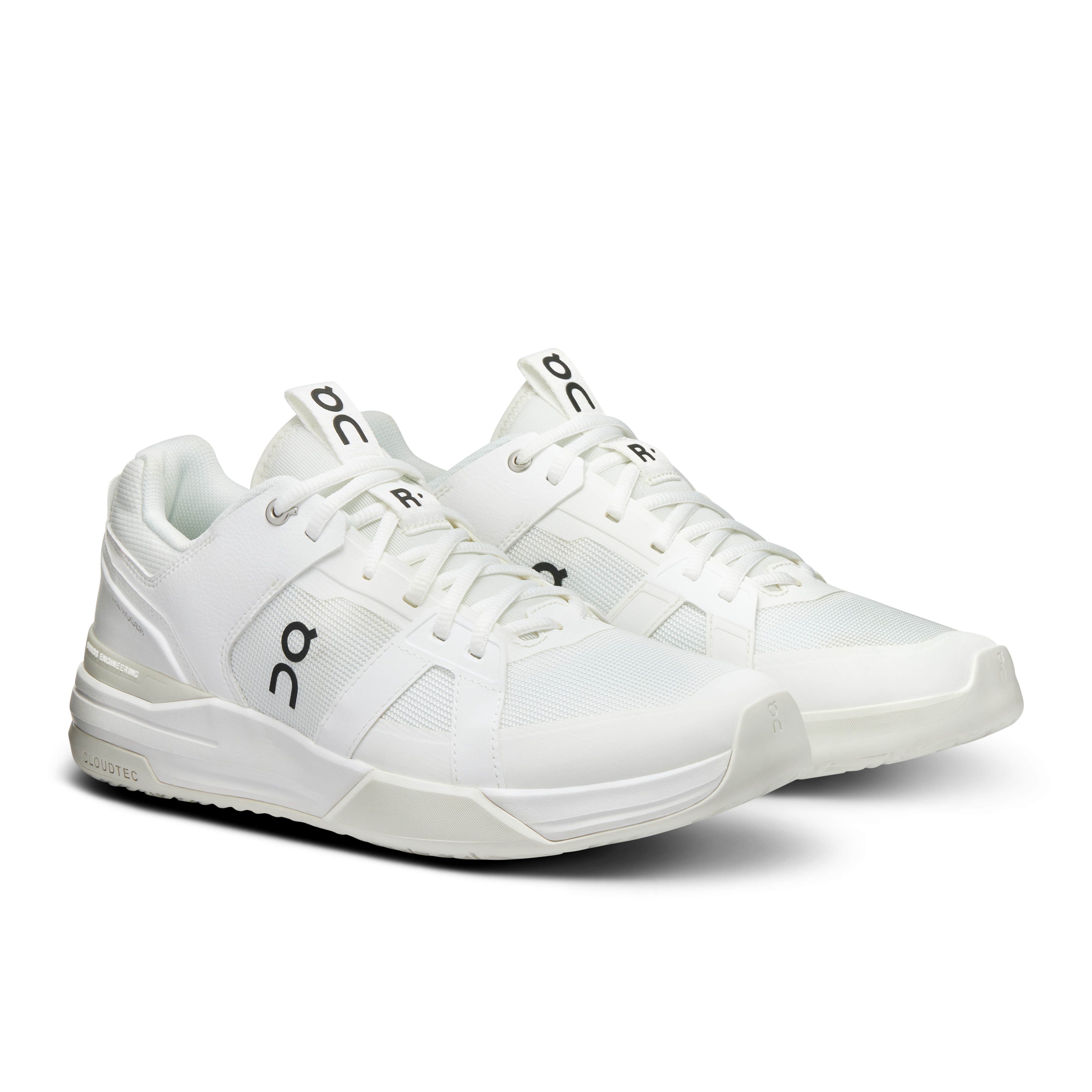 On THE ROGER Clubhouse Pro White & Ice Homme Tennis Chaussures