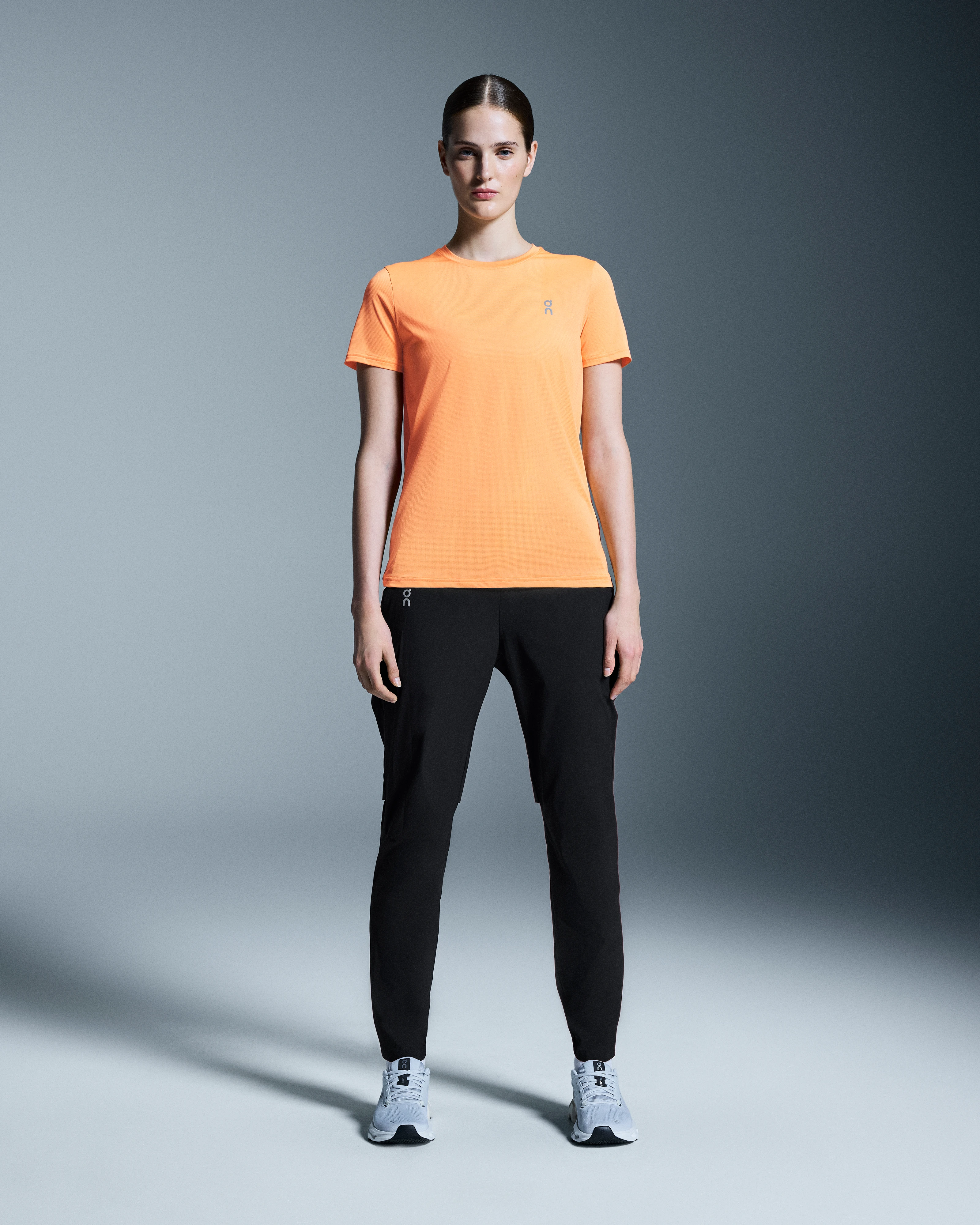 On Core-T Tangerine Femme Hauts et t-shirts