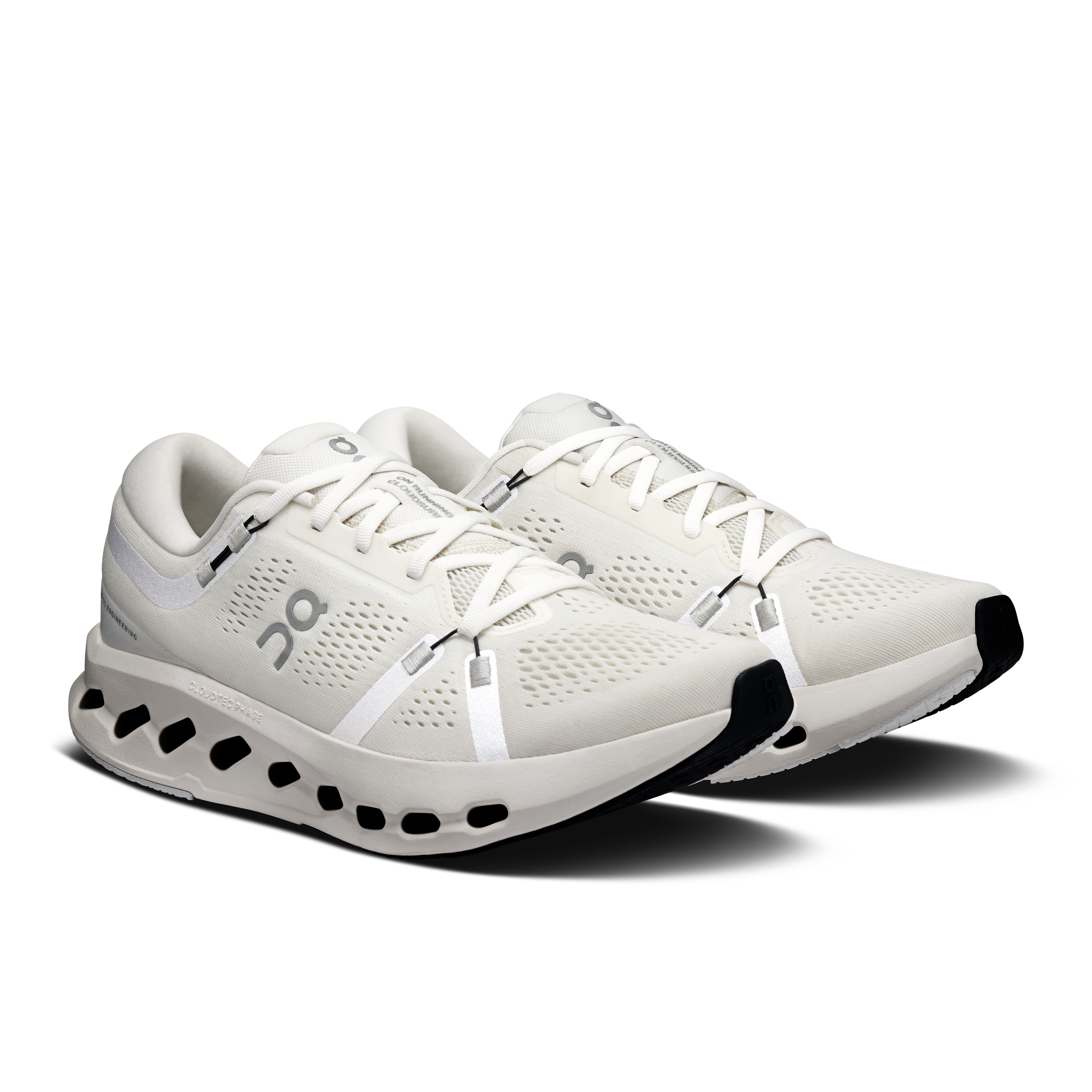 On Cloudsurfer 2 Ivory & Ivory Homme Running sur route Chaussures