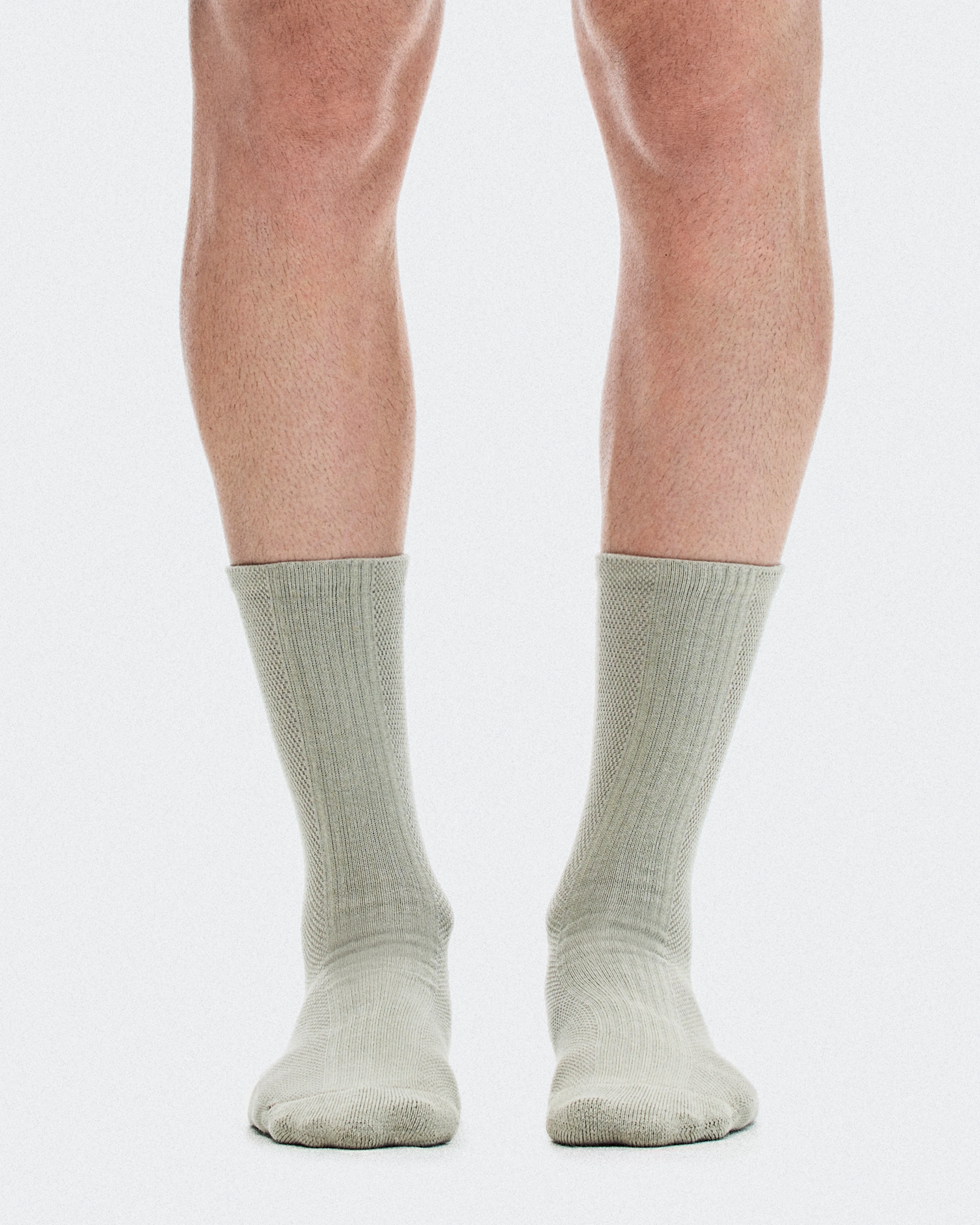 On Hybrid Sock High 2P Brume Unisexe Chaussettes