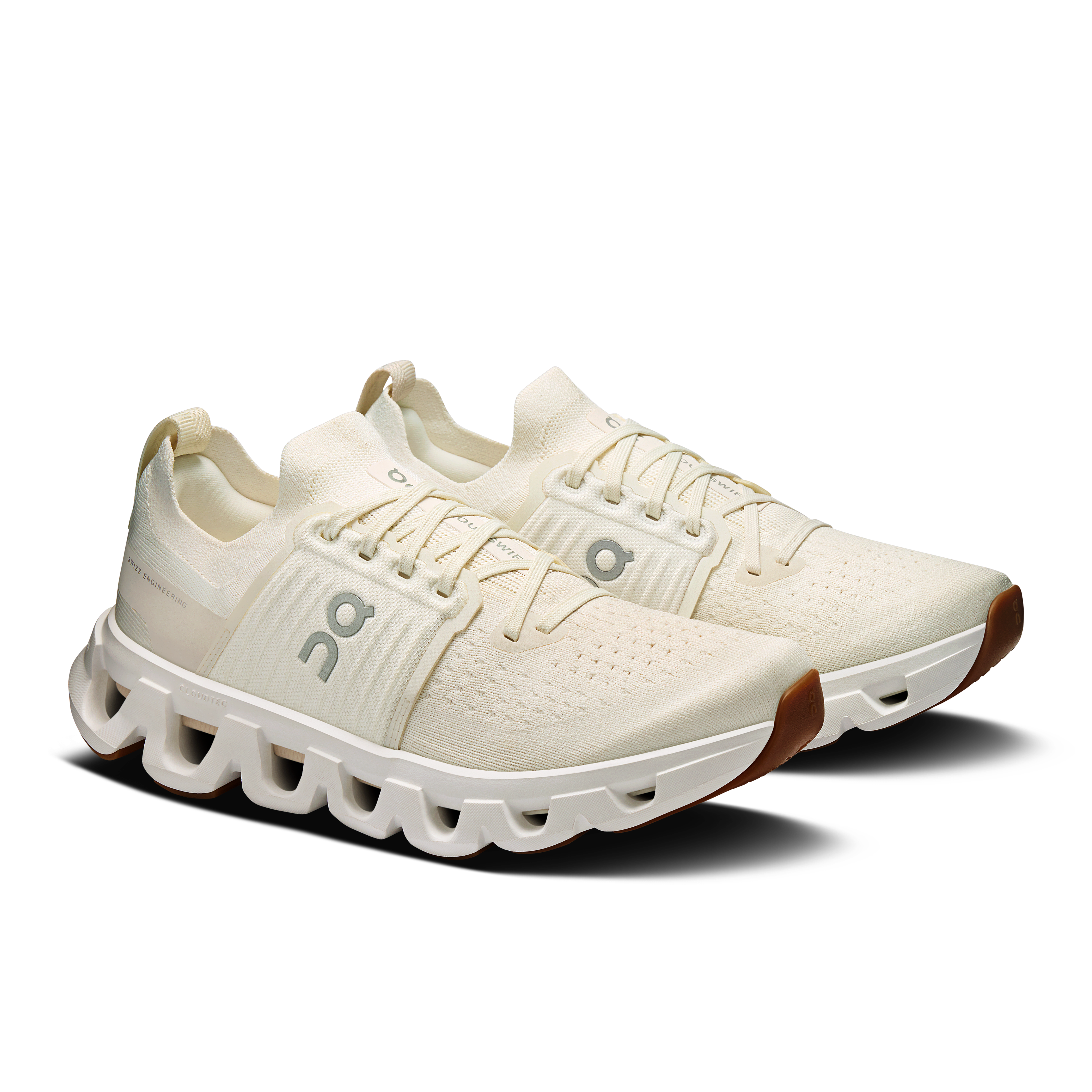 On Cloudswift 4 Ivory & Dew Femme Running sur route Chaussures