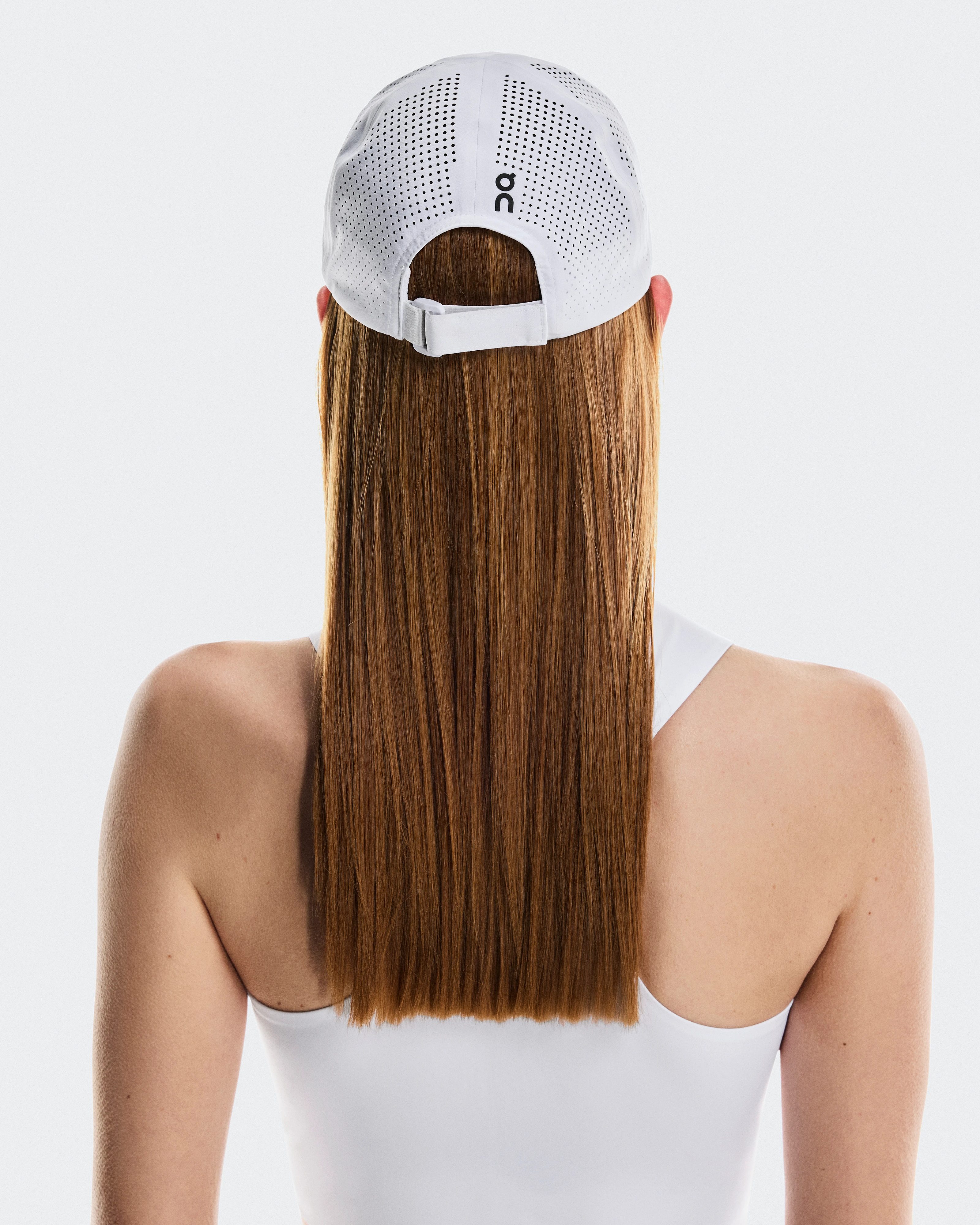 On Court Cap White & White Unisexe Chapeaux