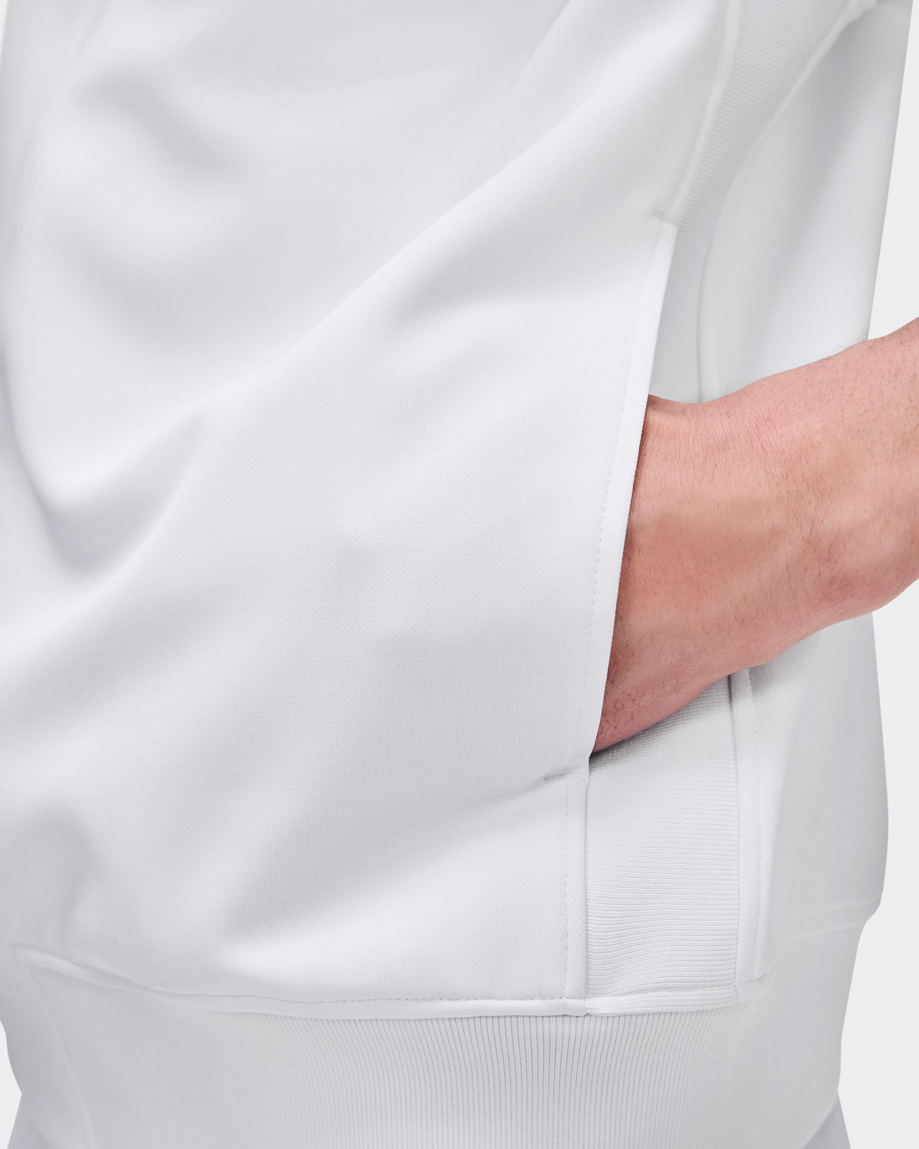 On Courtside Full Zip LDN White Homme