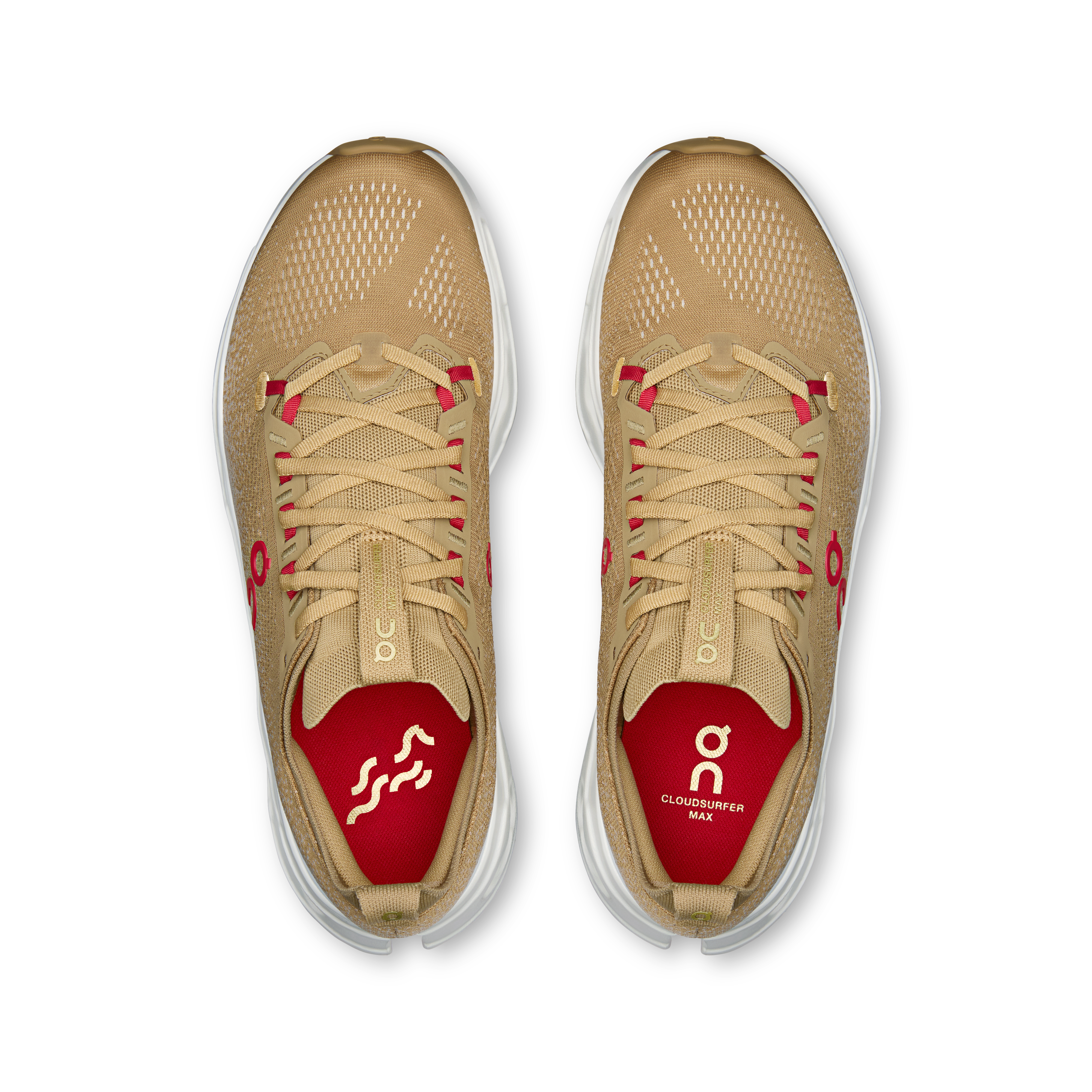 On Cloudsurfer Max Year of the Horse Chai & Ivory Homme Running sur route Chaussures