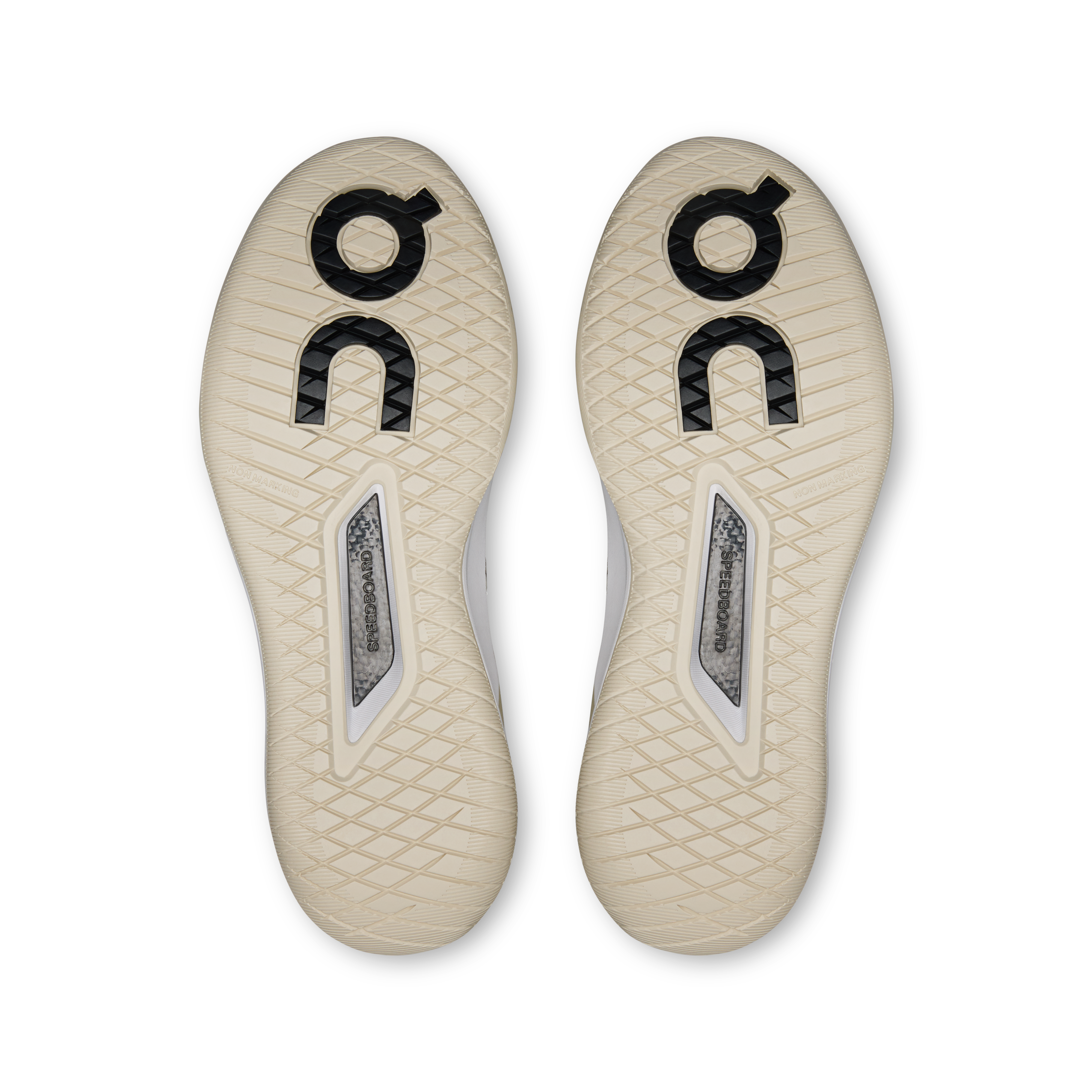 On THE ROGER Pro 3 Ivory & Wash Femme Tennis Chaussures