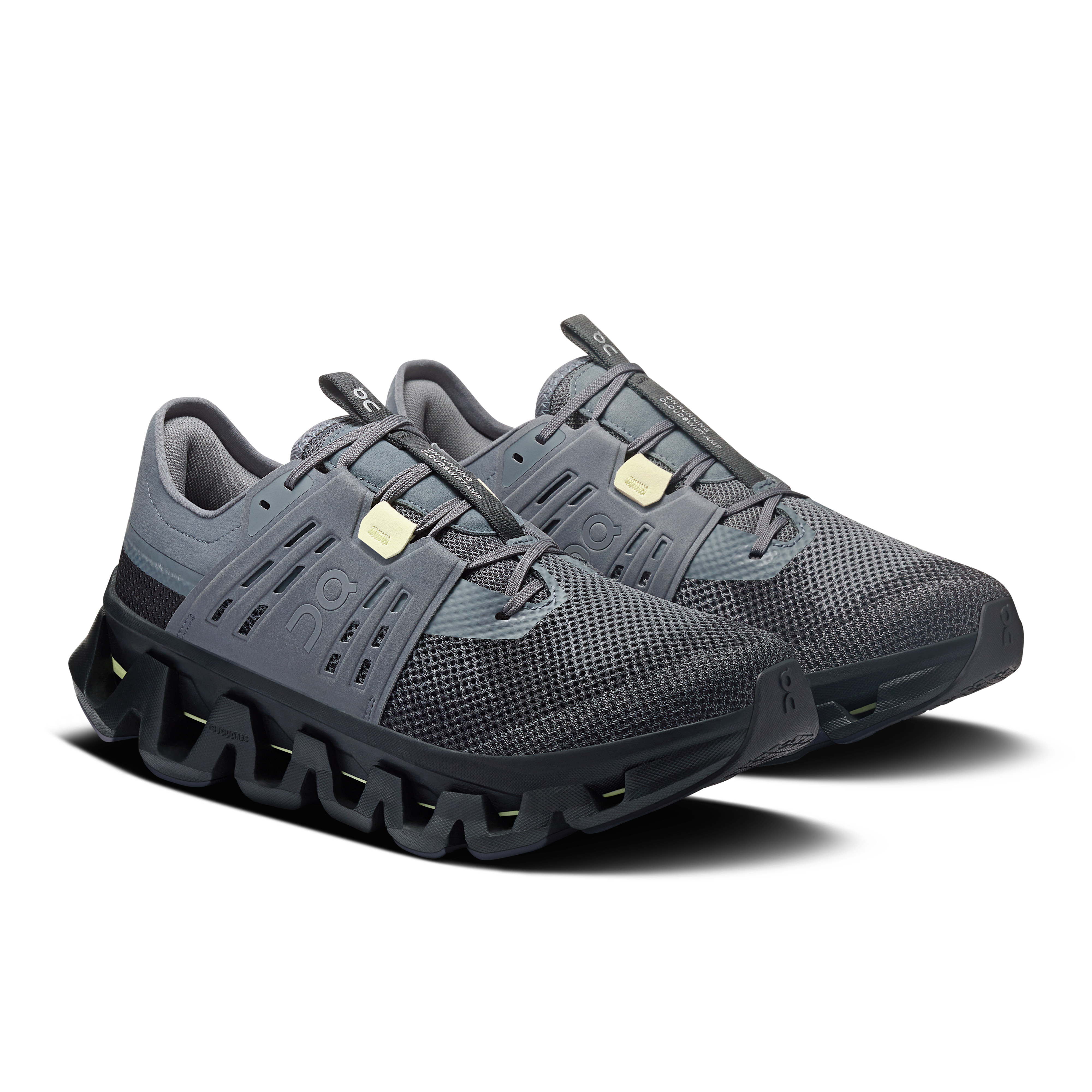 On Cloudswift Amp Stone & Black Homme Active Life Chaussures