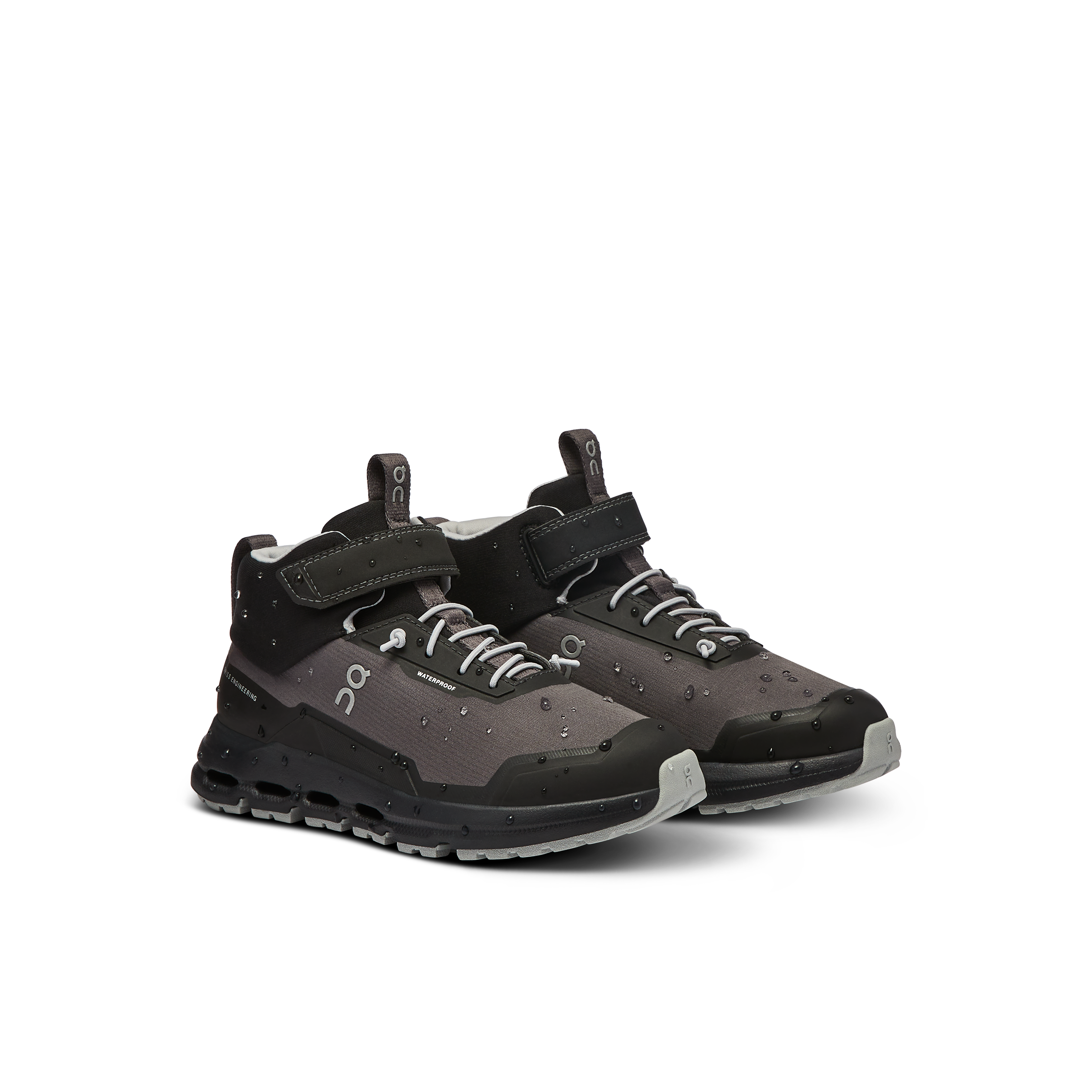 On Cloudhero Mid Waterproof Eclipse & Black Enfant Active Life Chaussures