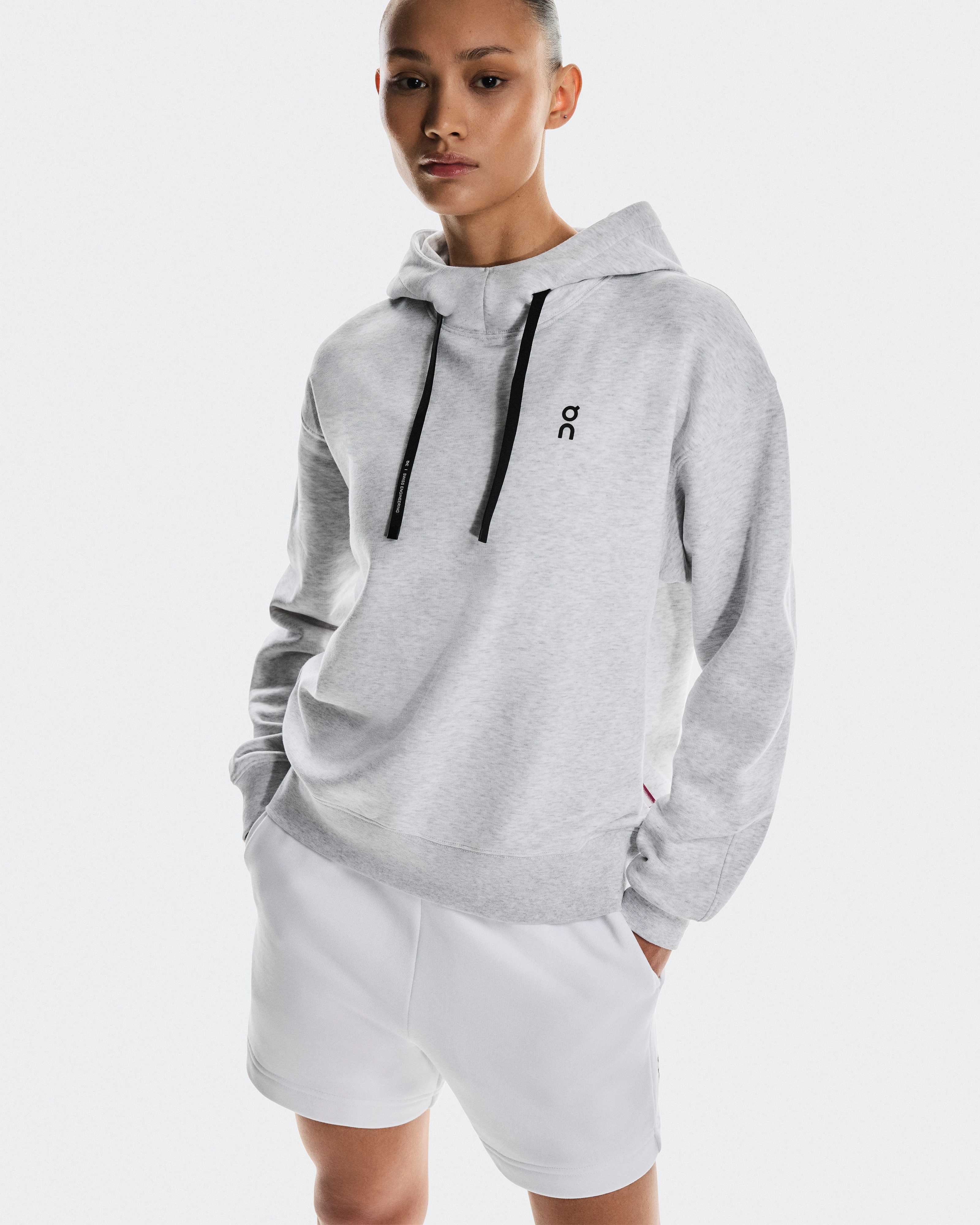 On Club Hoodie Court Crater Femme Sweats à capuche et sweats