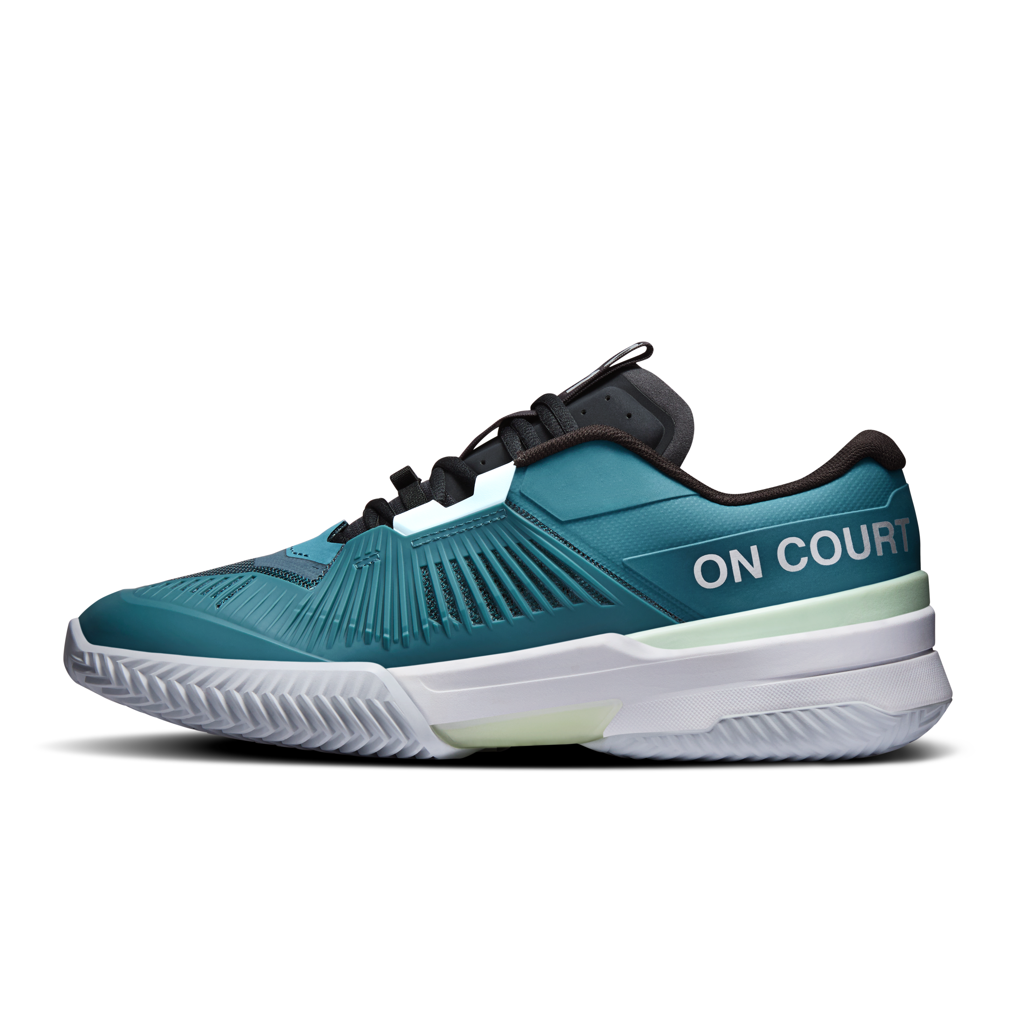 On THE ROGER Pro Fire Clay Storm & White Homme Tennis Chaussures
