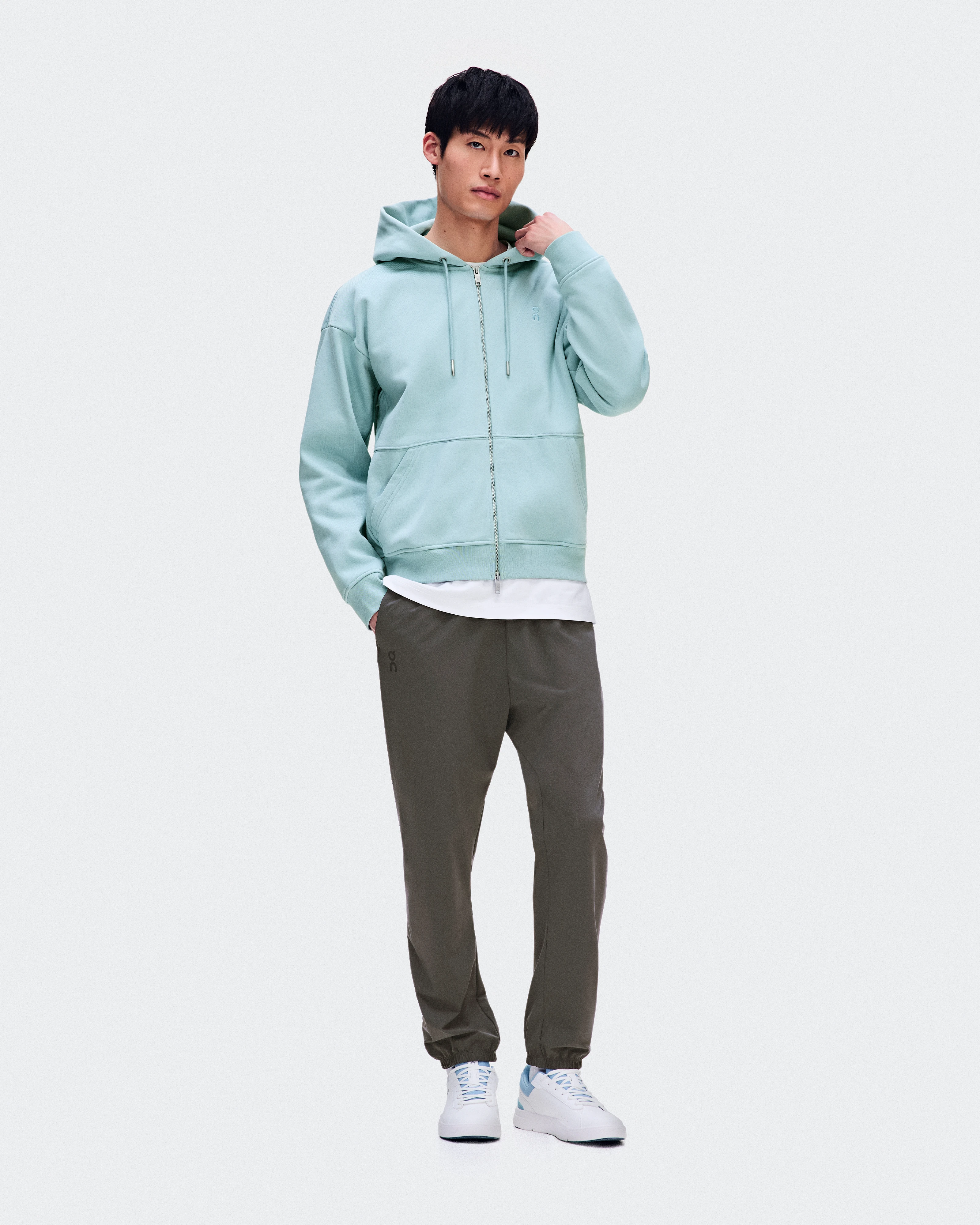 On Club Collective Full Zip Hoodie Brook Homme Sweats à capuche et sweats