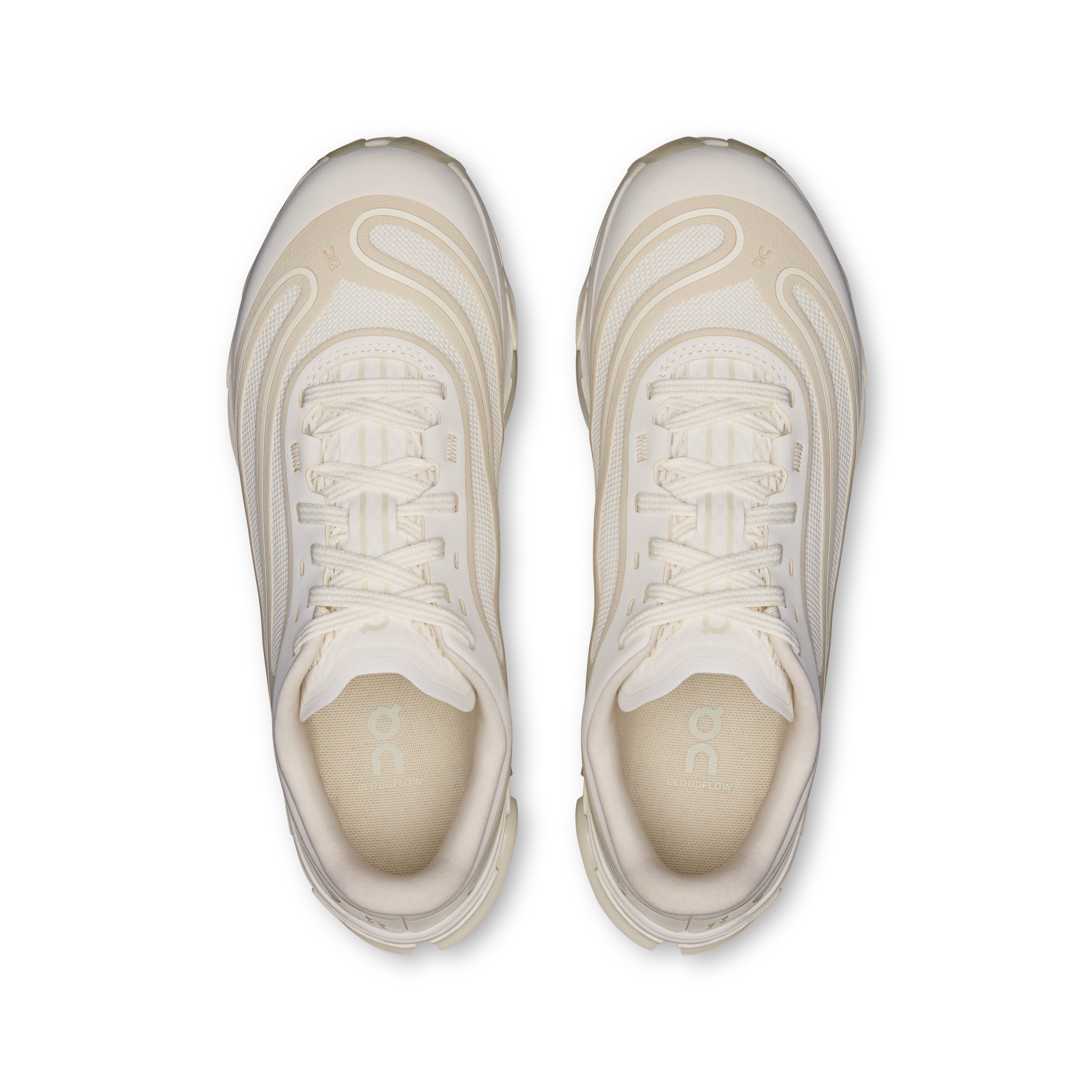 On Cloudflow 5 AD Ivory & Grain Femme Active Life Chaussures