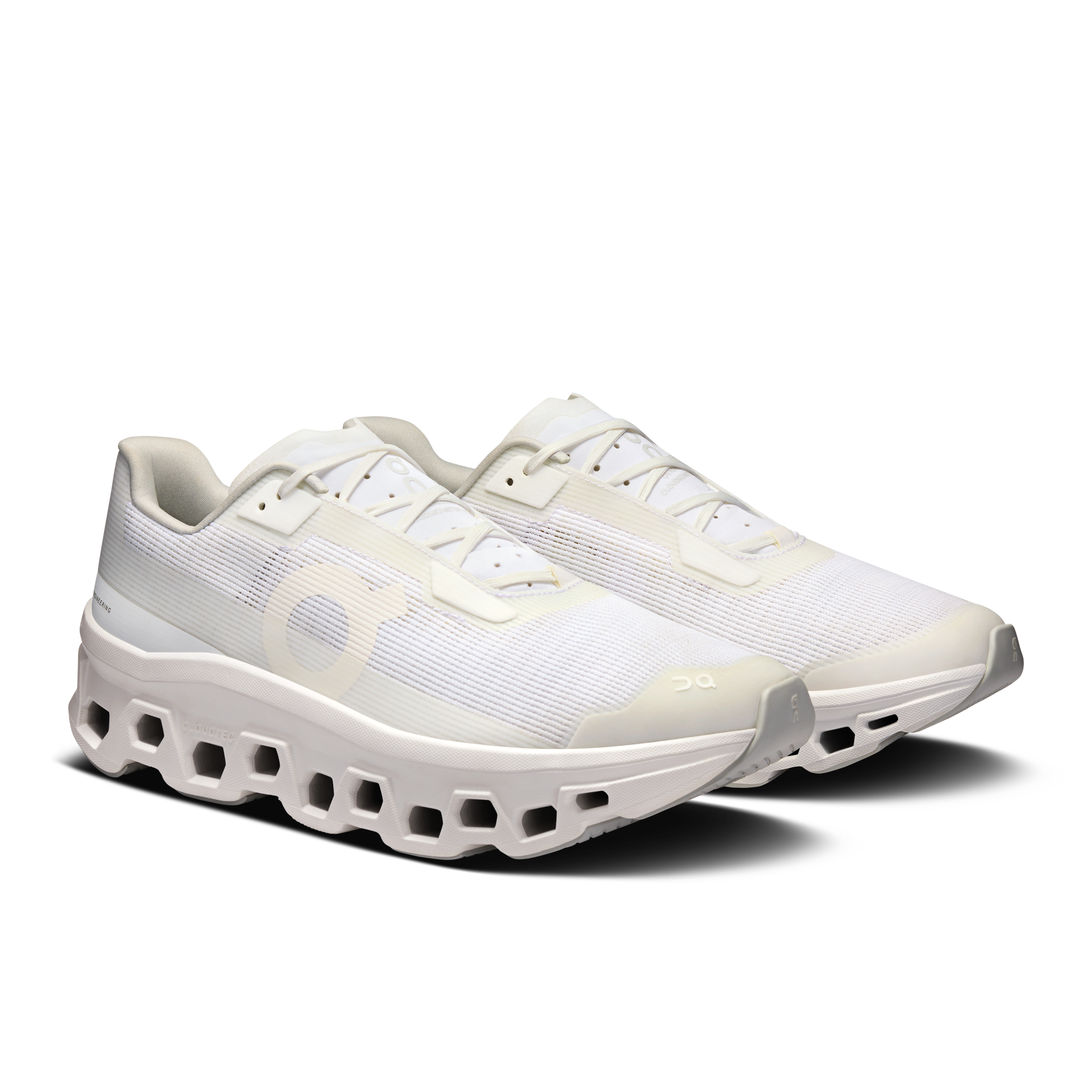 On Cloudmonster Void White & White Homme Active Life Chaussures