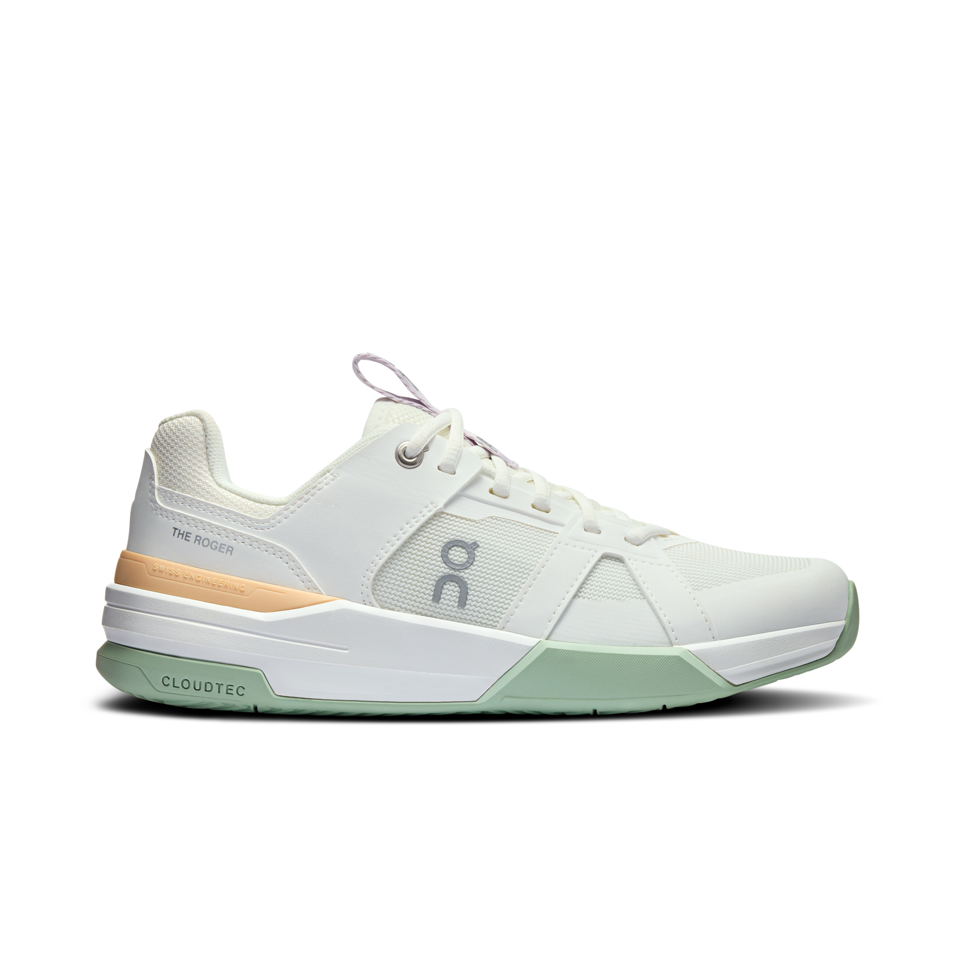On THE ROGER Clubhouse Pro Youth White & Mineral Ados – Quotidien, 8-12 ans, multisport Chaussures