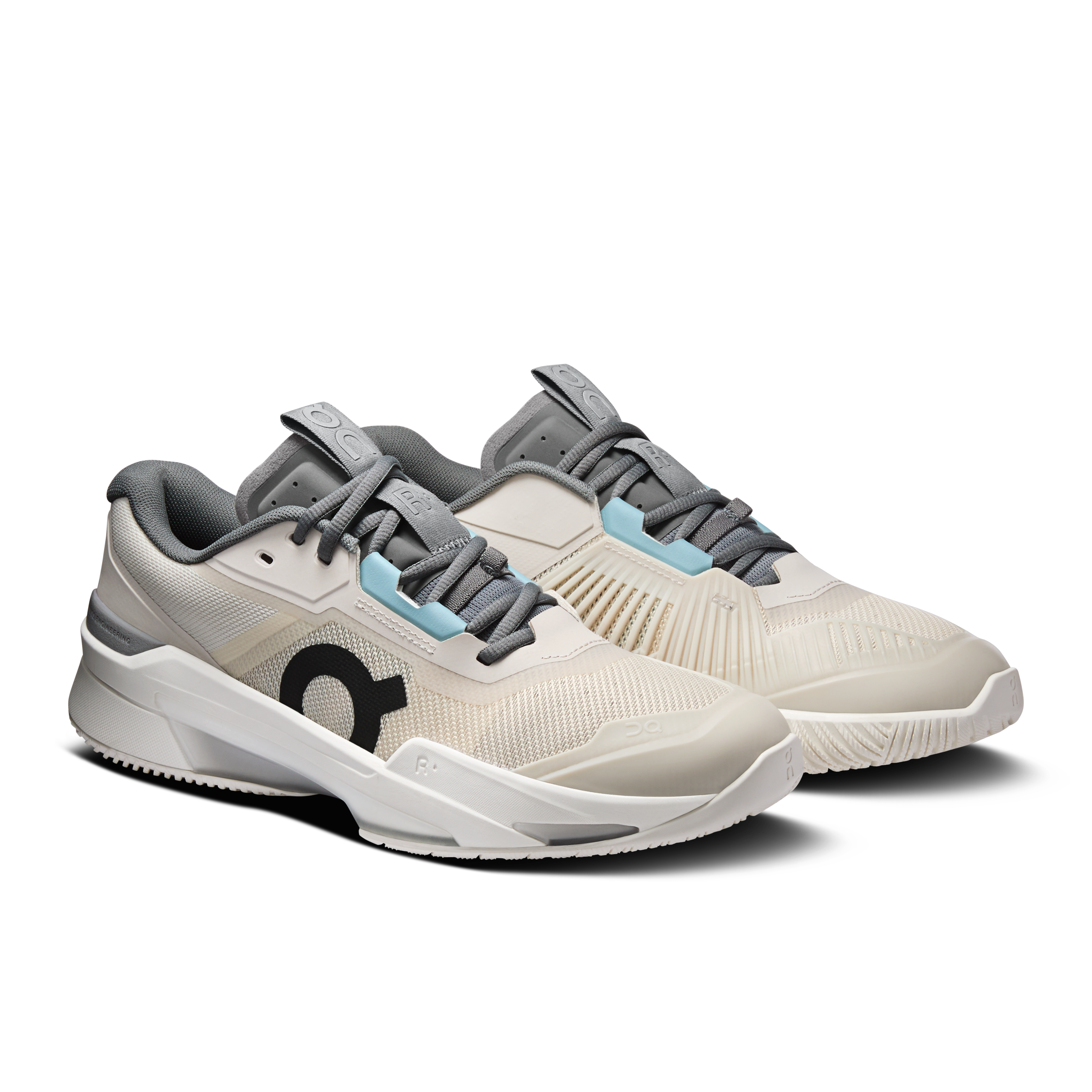 On THE ROGER Pro Fire Pearl & Ivory Homme Tennis Chaussures