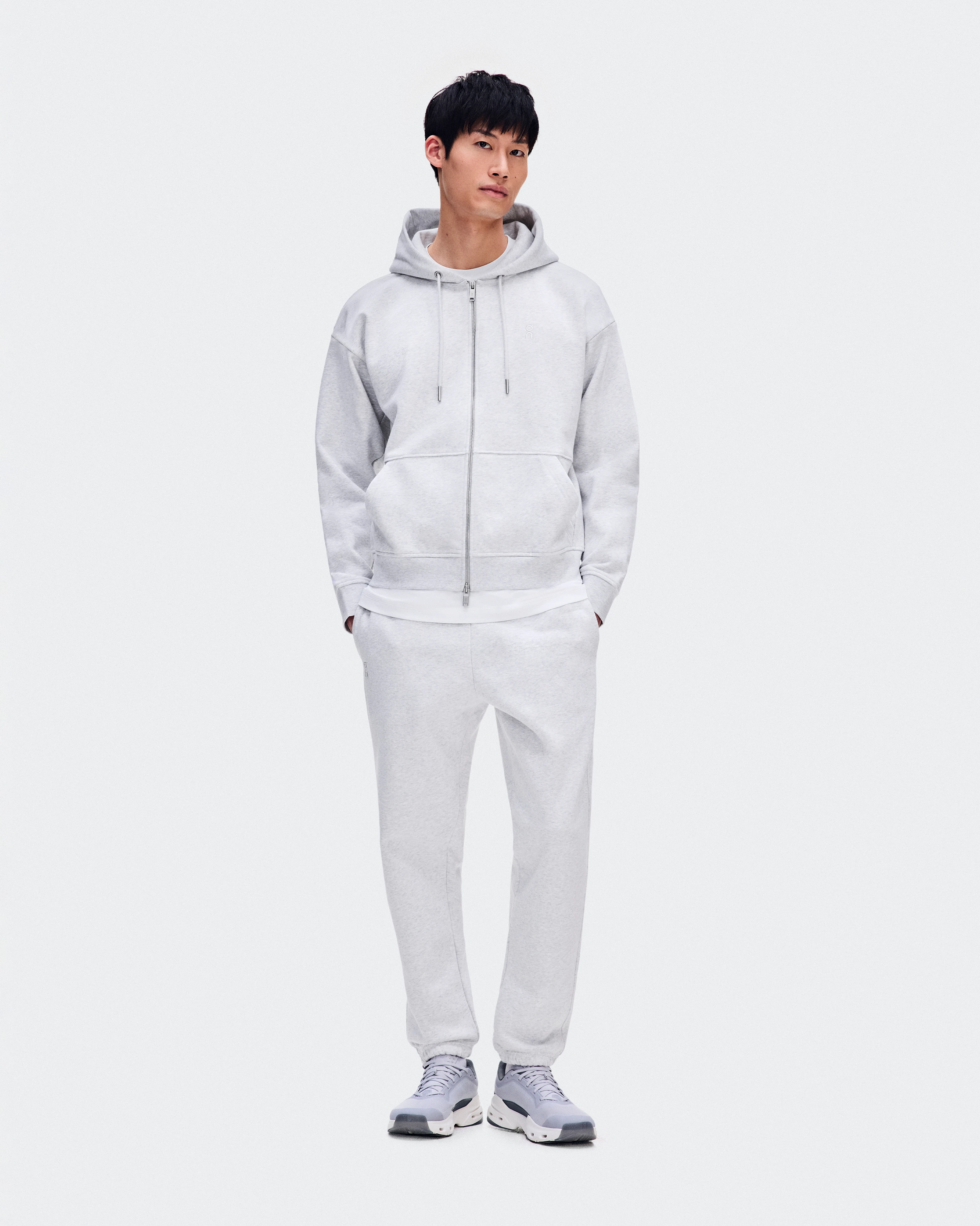 On Club Collective Full Zip Hoodie Crater Homme Sweats à capuche et sweats