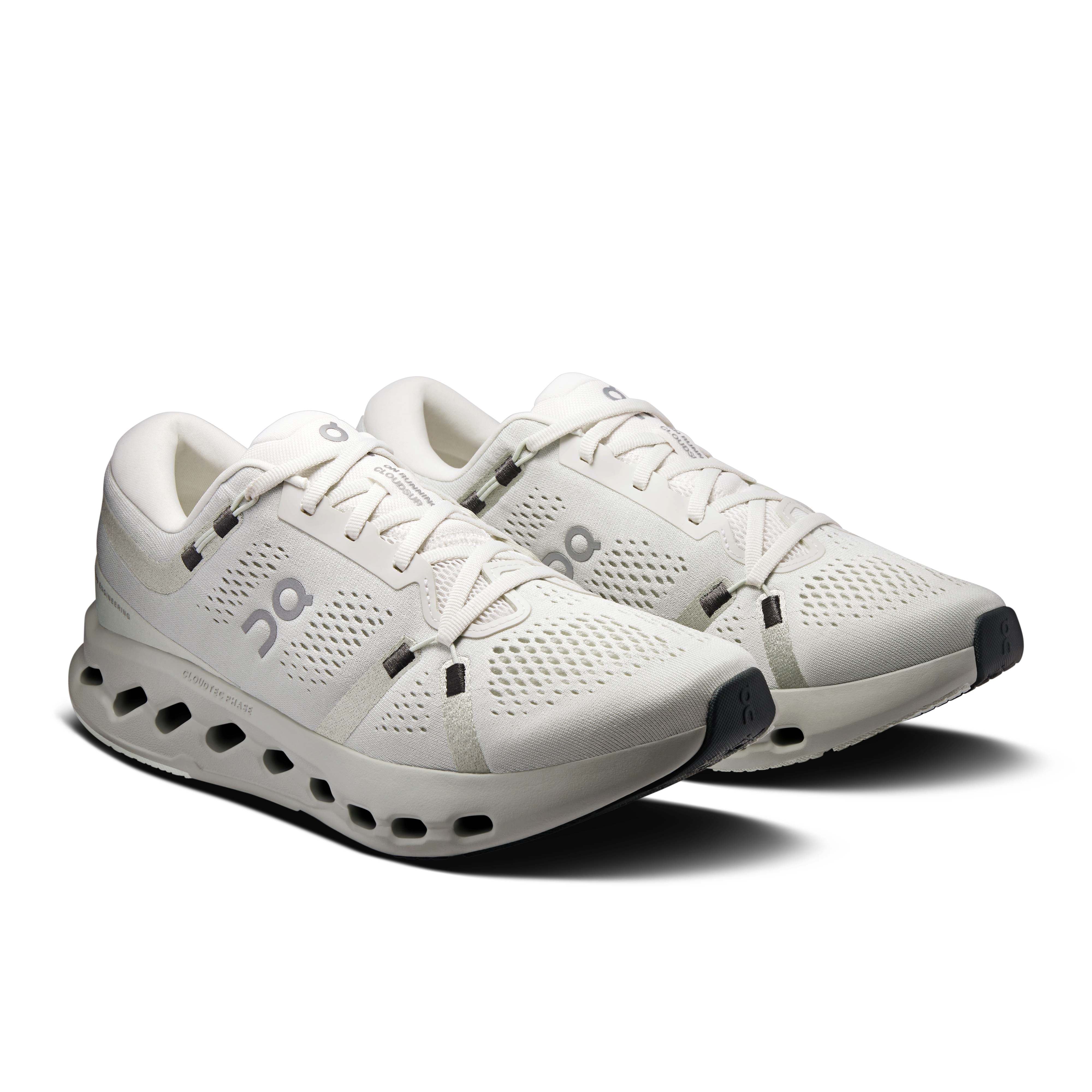 On Cloudsurfer 2 Ivory & Iceberg Homme Running sur route Chaussures