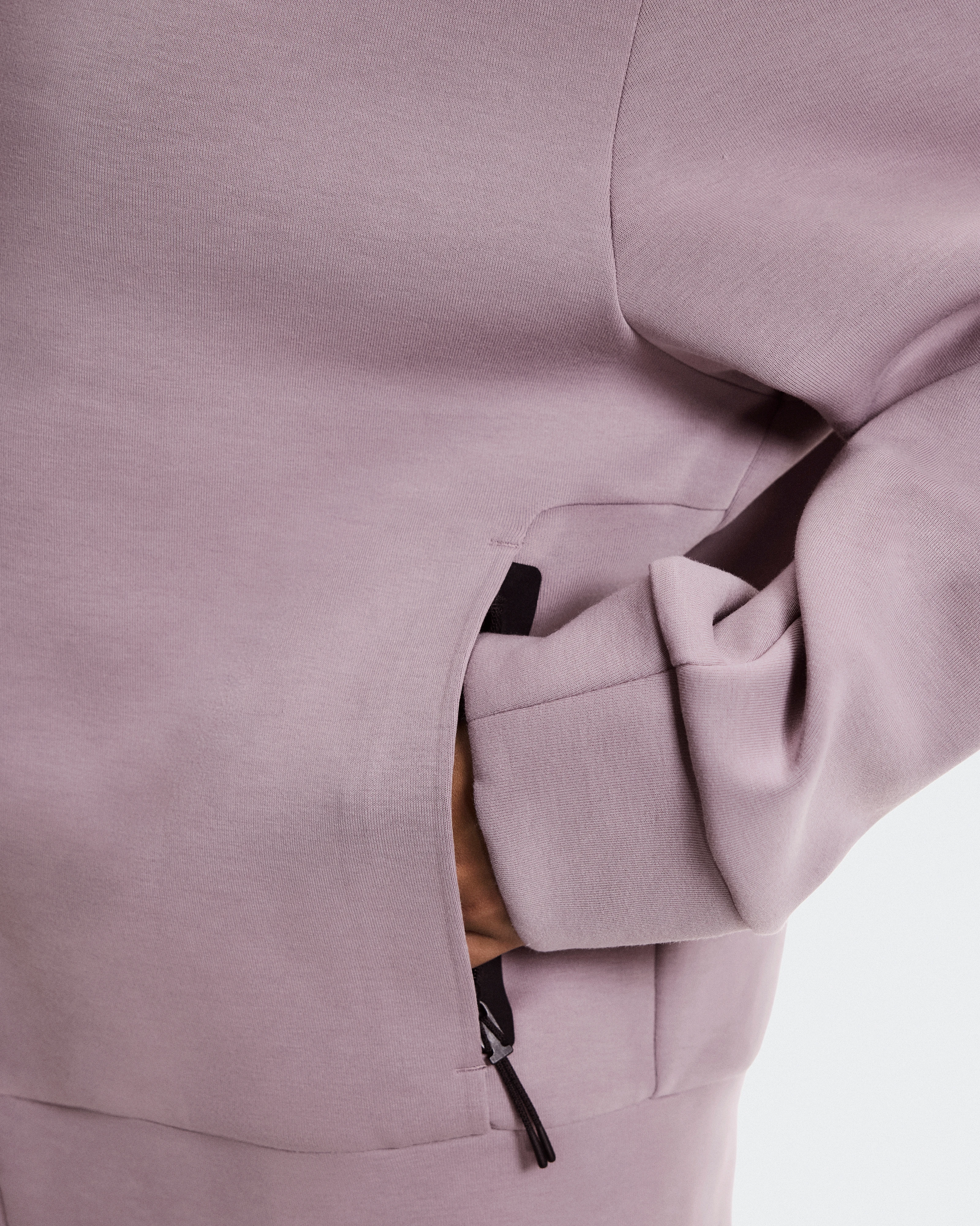 On Focus Tech Zip Hoodie Heron Femme Sweats à capuche et sweats