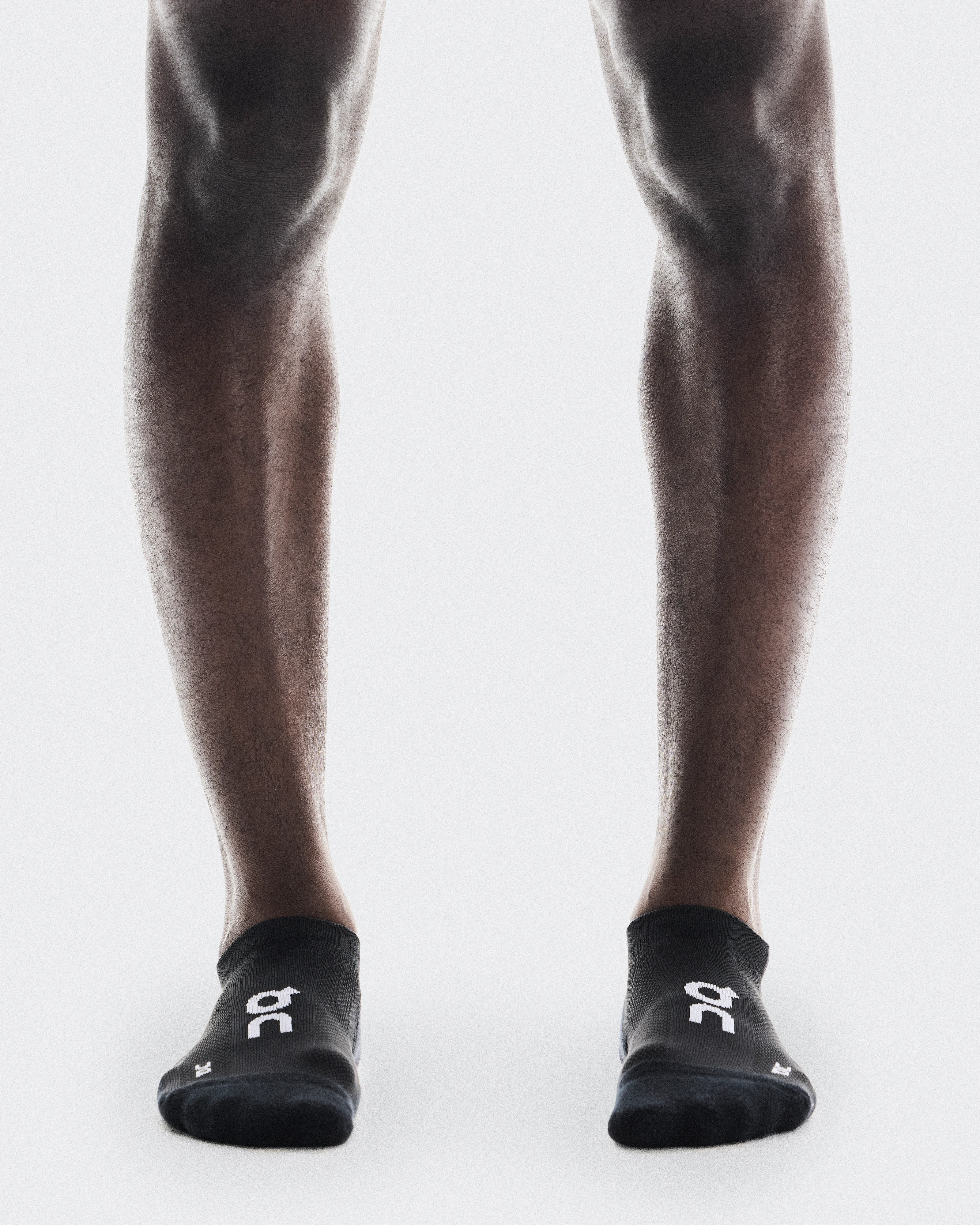 On Core Run Sock Low 2P Black Unisexe Chaussettes