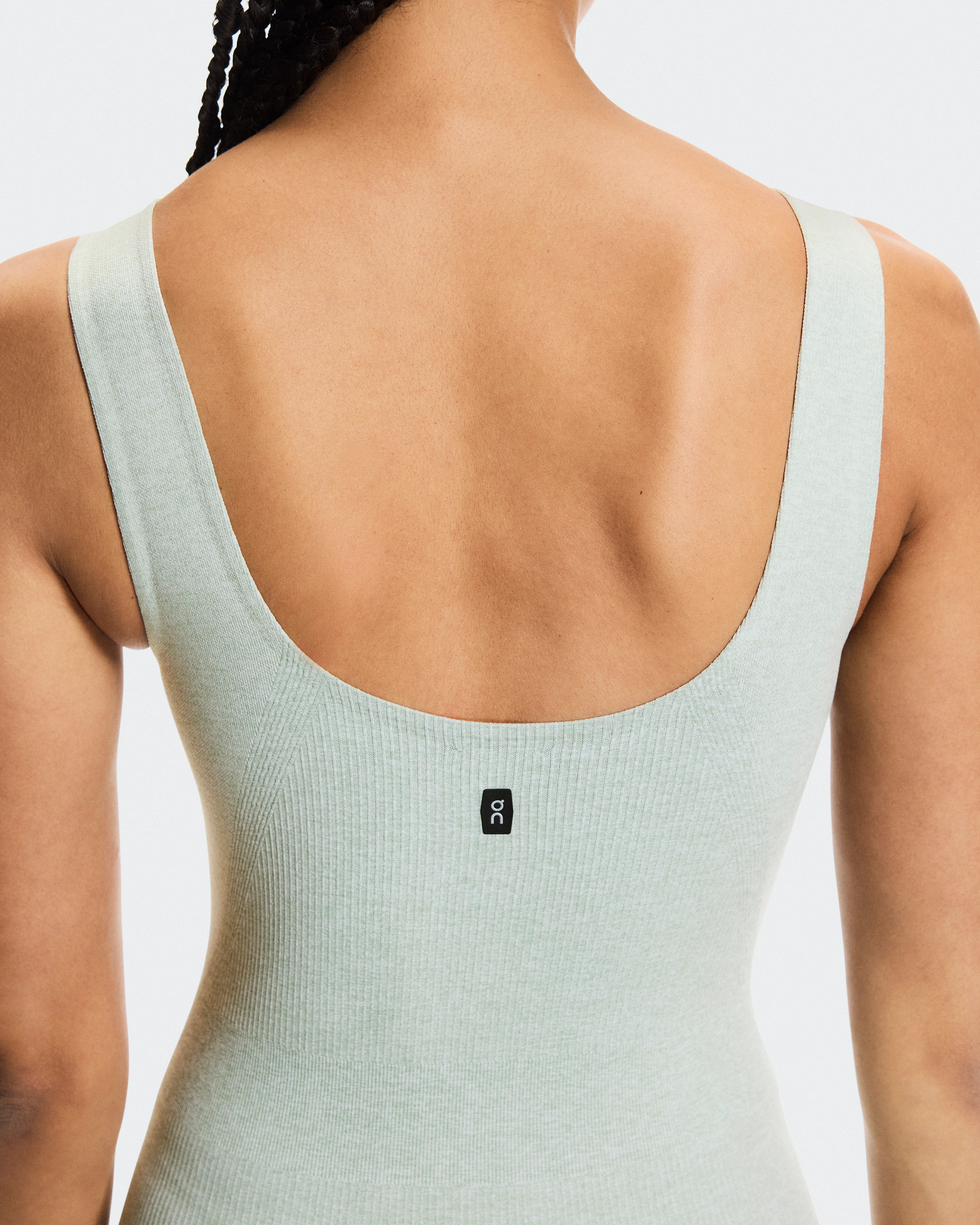 On Studio Knit Bodysuit Mineral Heather Femme Body
