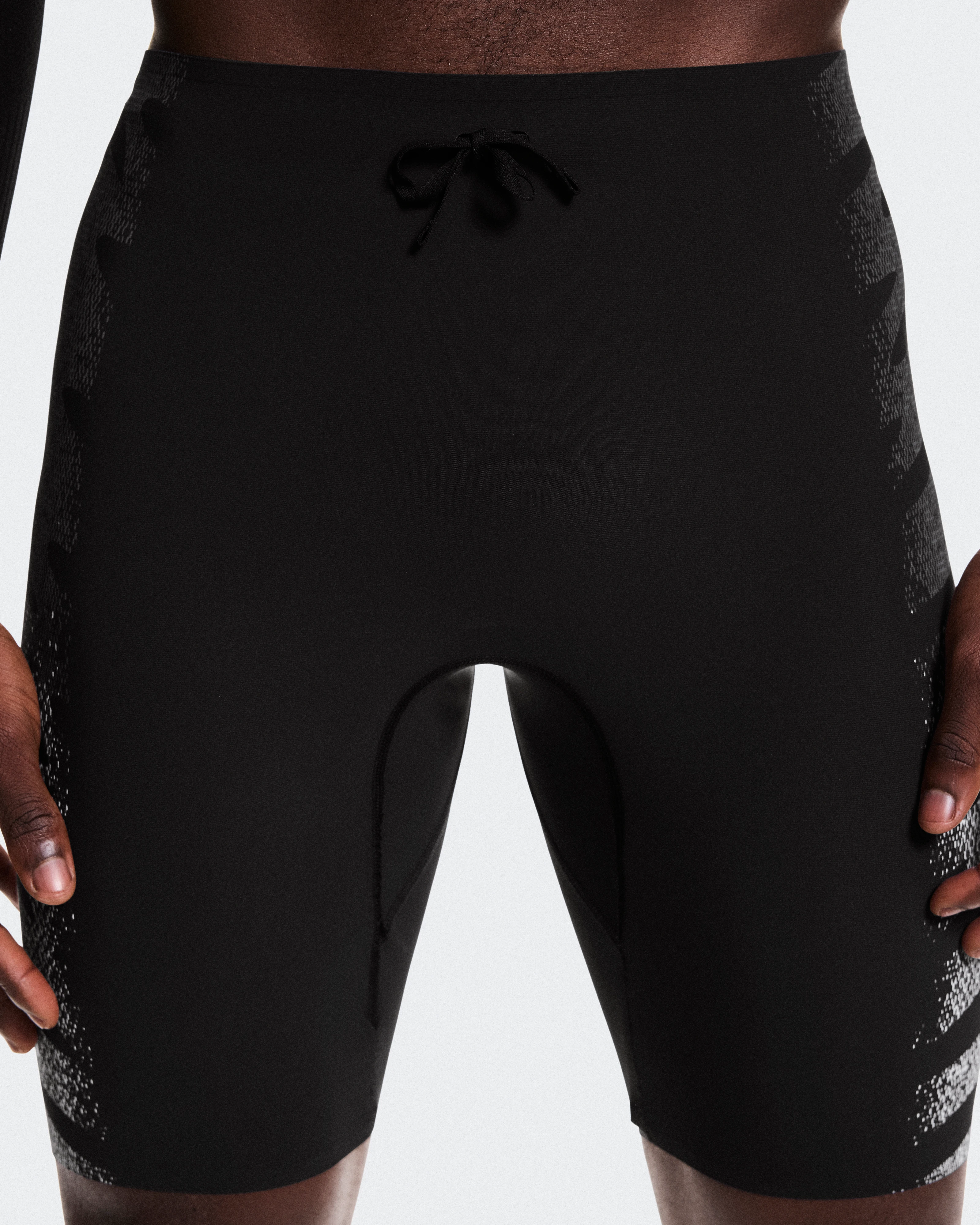 On Zero Half Tights Iron & White Homme Leggings