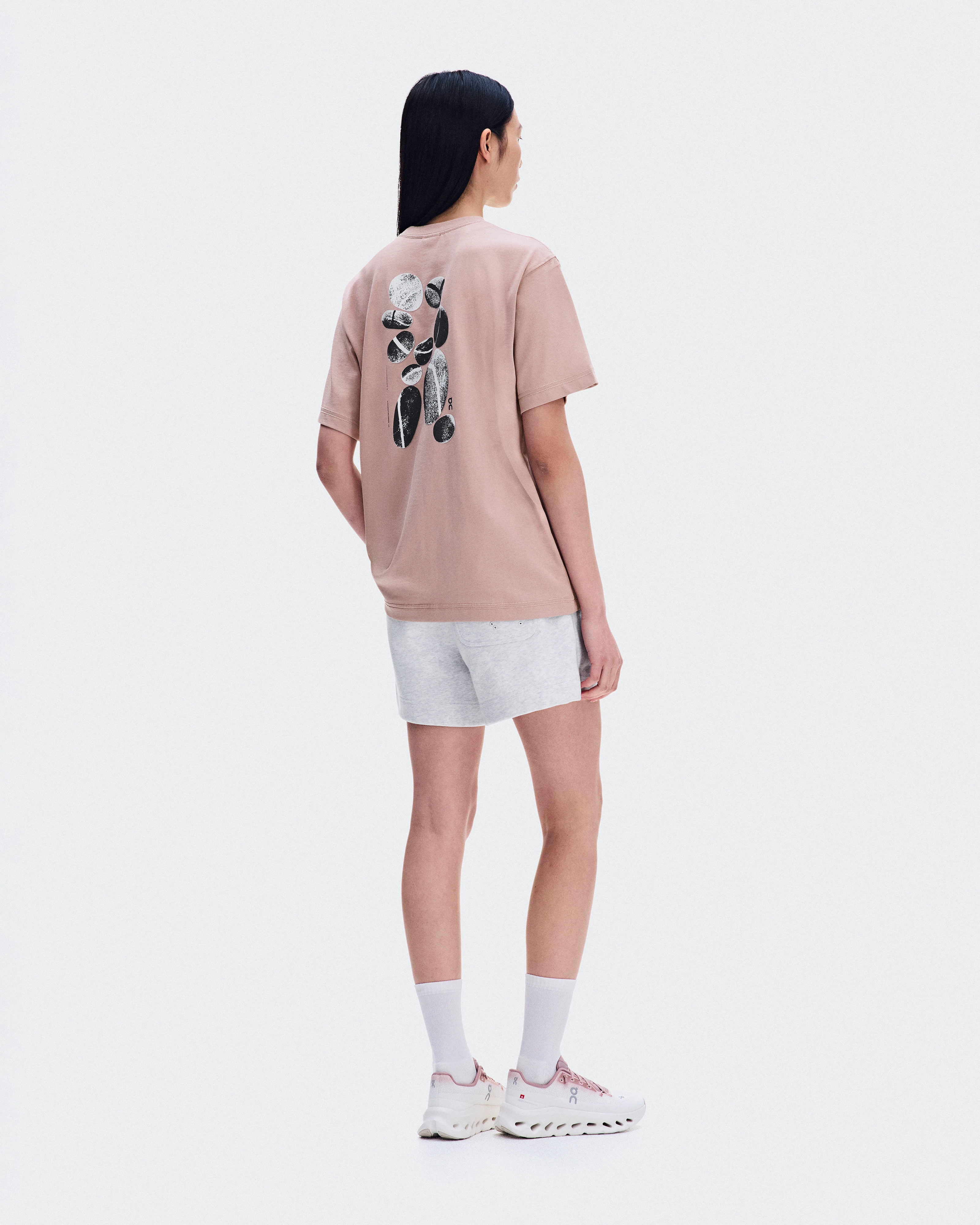 On Club Collective-T Ascent Biscuit Femme Hauts et t-shirts