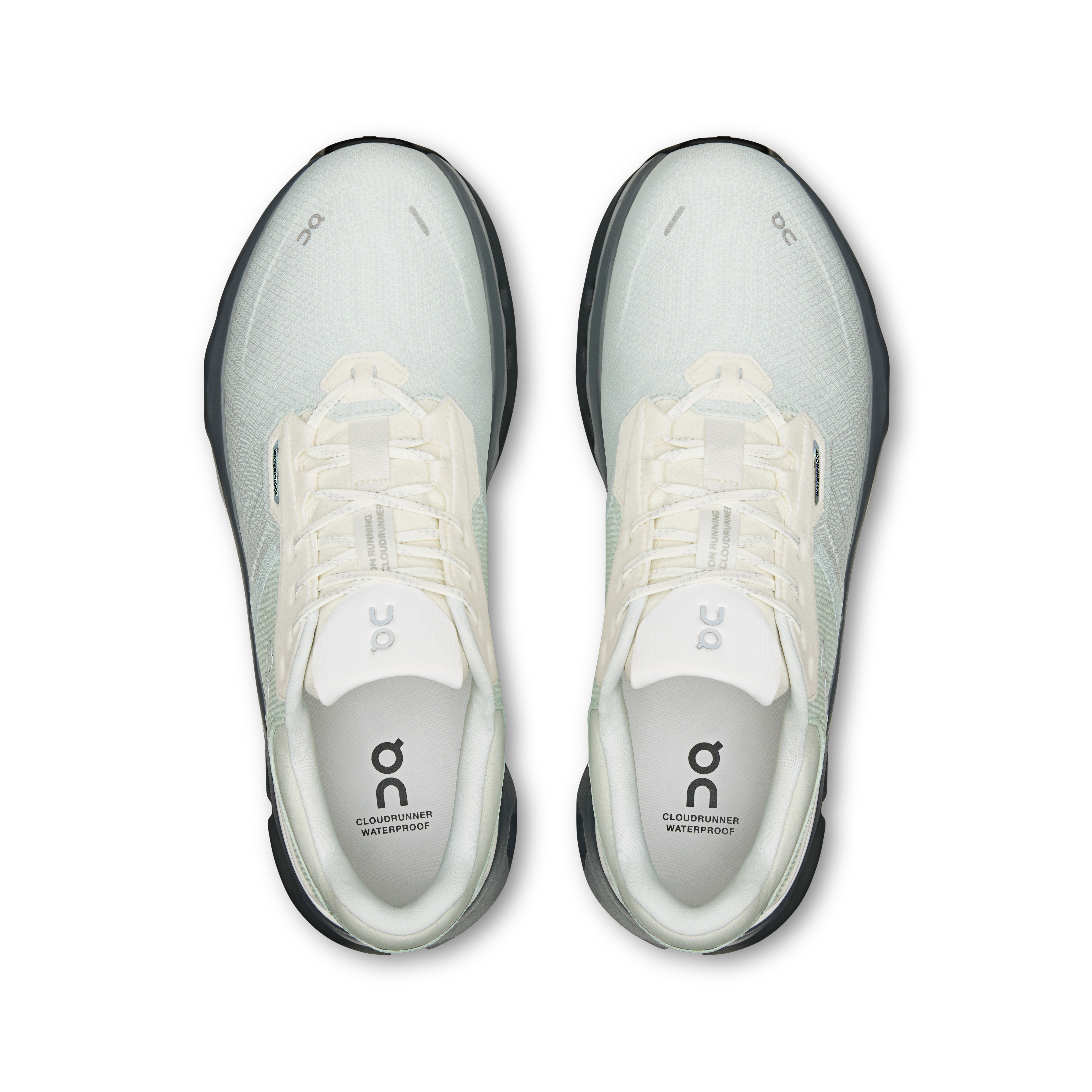 On Cloudrunner 2 Waterproof Iceberg & Rock Homme Running sur route Chaussures