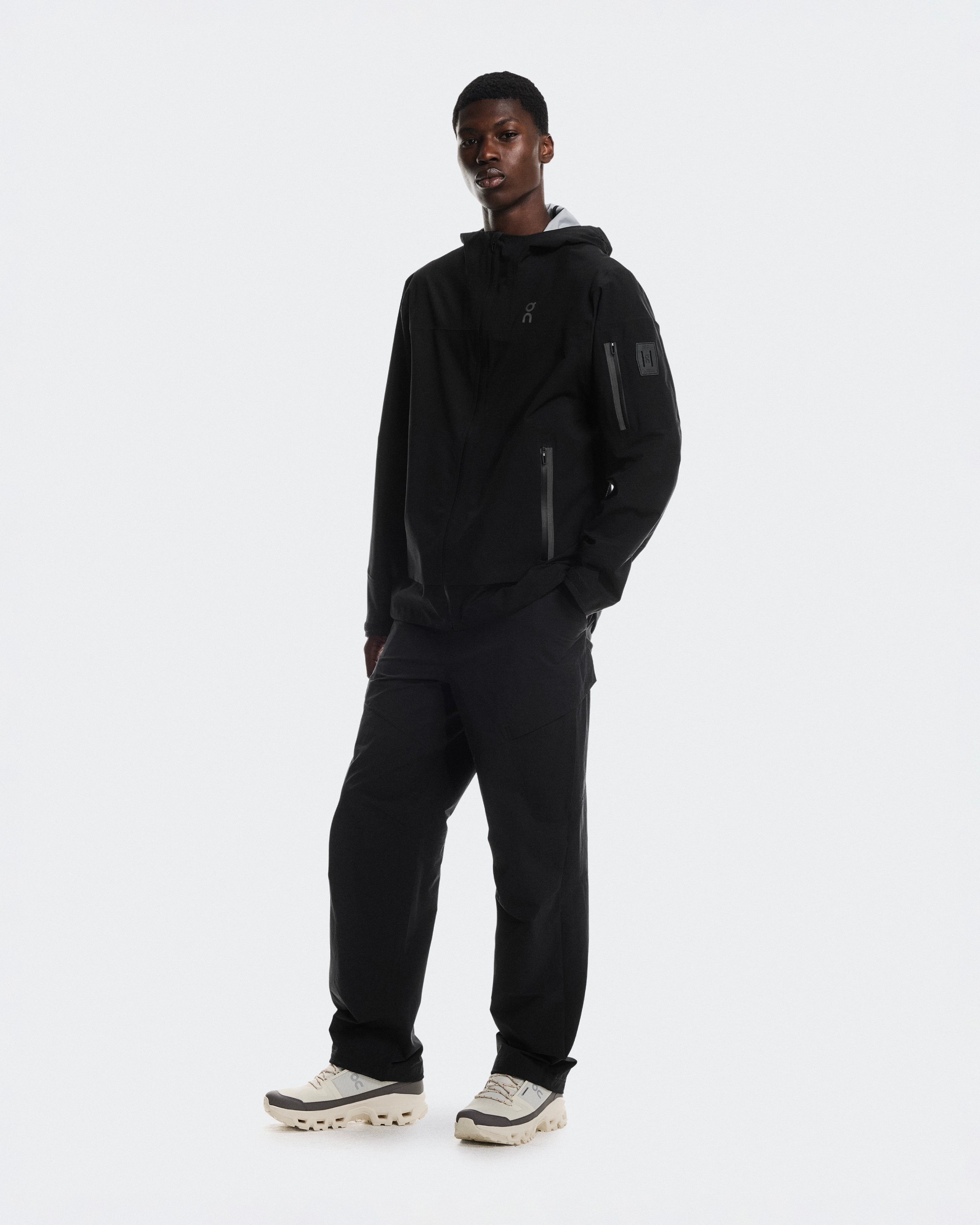 On Trek Jacket Black Homme Vestes