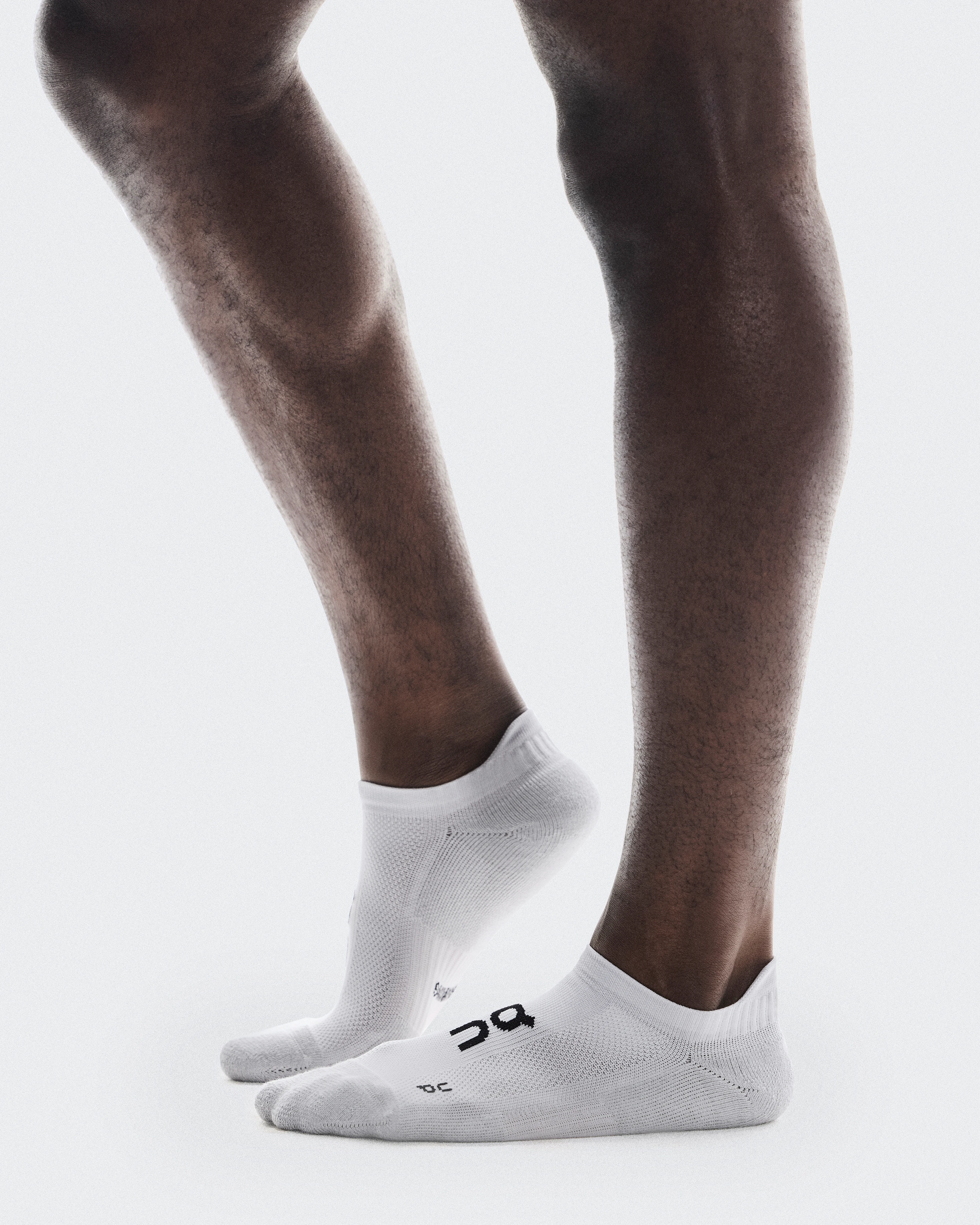 On Core Run Sock Low 2P Glacier Unisexe Chaussettes